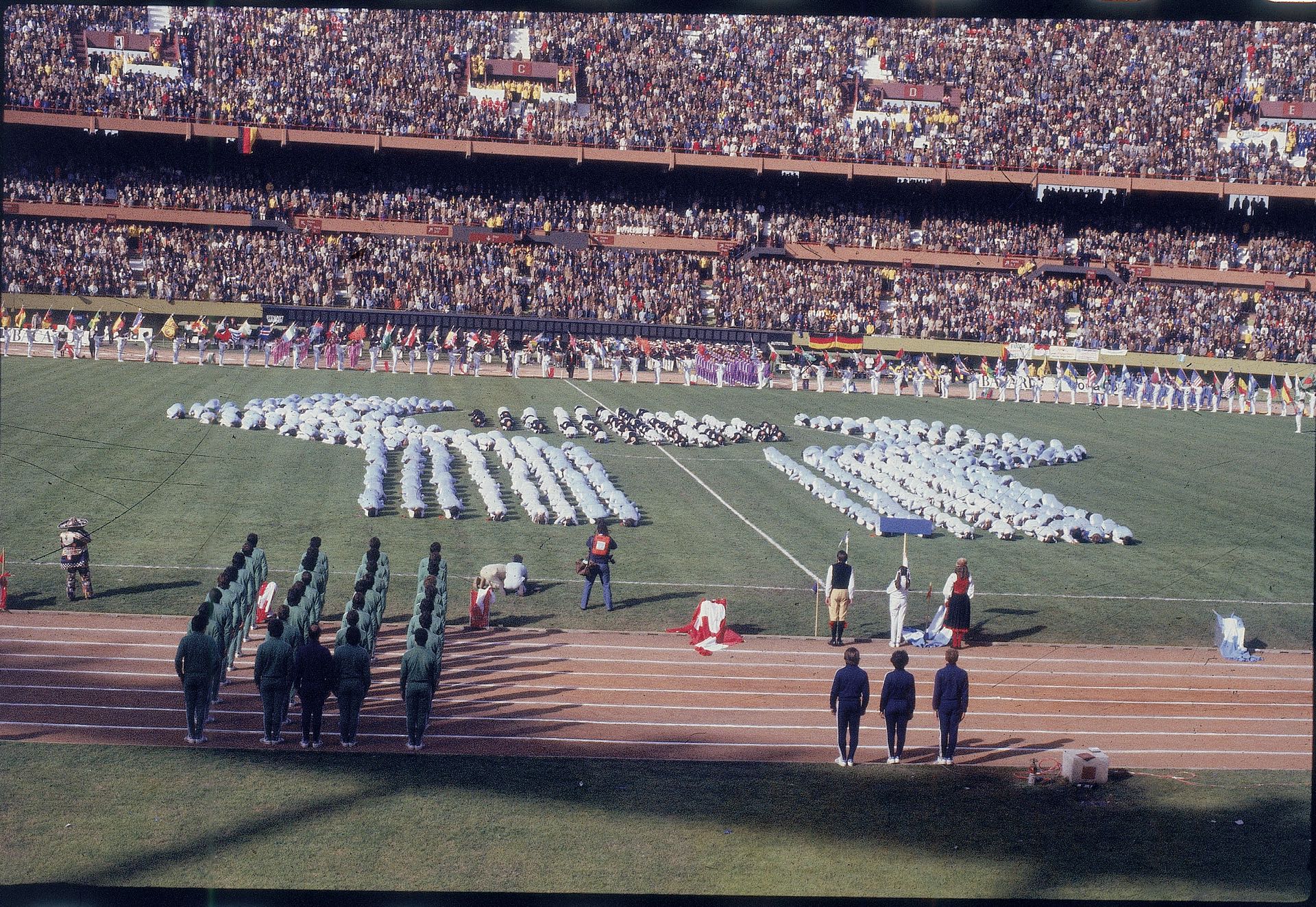 El 1º de junio de 1978 se realizó al ceremonia inaugural del Mundial en el Estadio Monumental