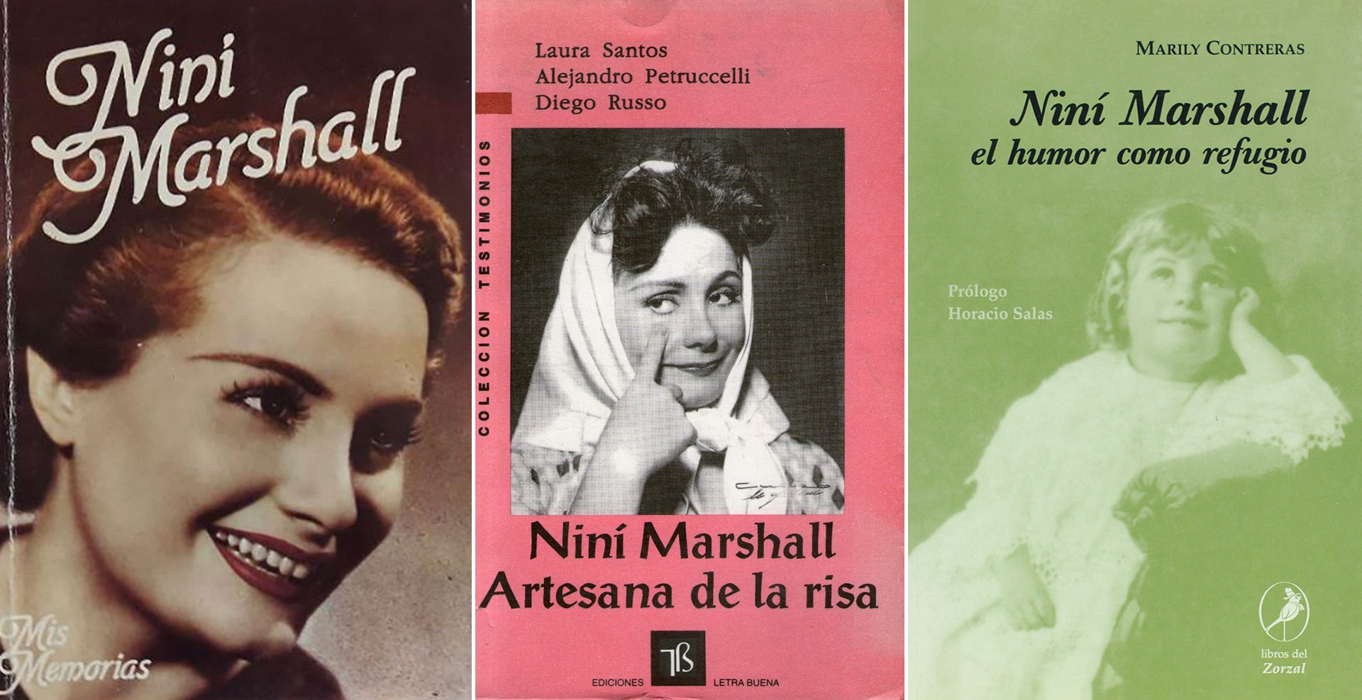 Tres libros sobre la gran actriz argentina