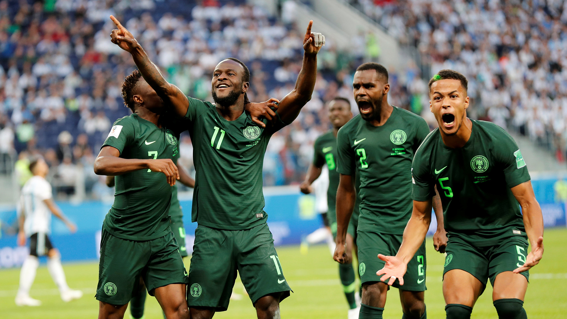Con el empate parcial, Nigeria era quien se quedaba con el boleto a los octavos