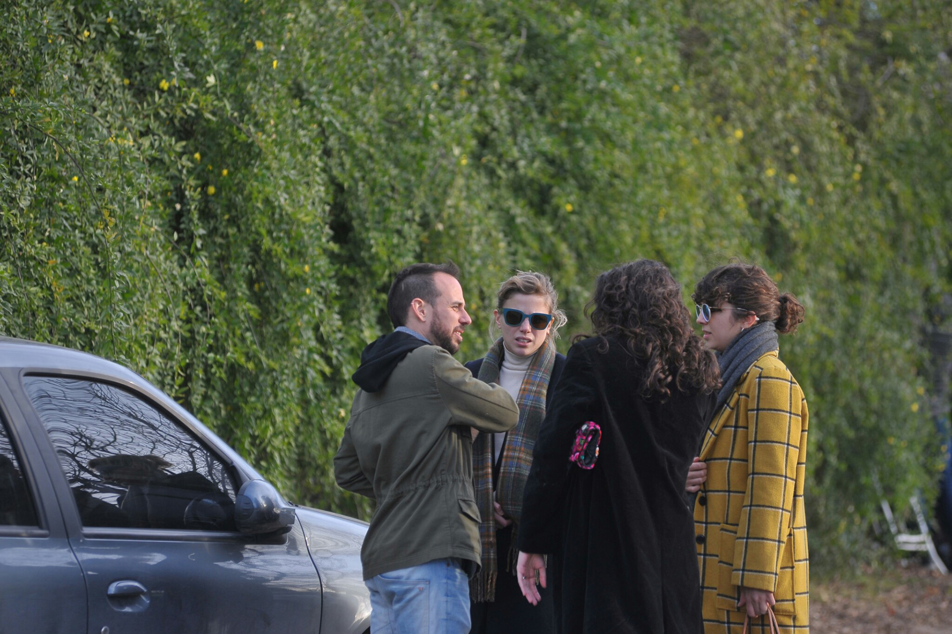 Las actrices Justina Bustos y Cala Zavaleta