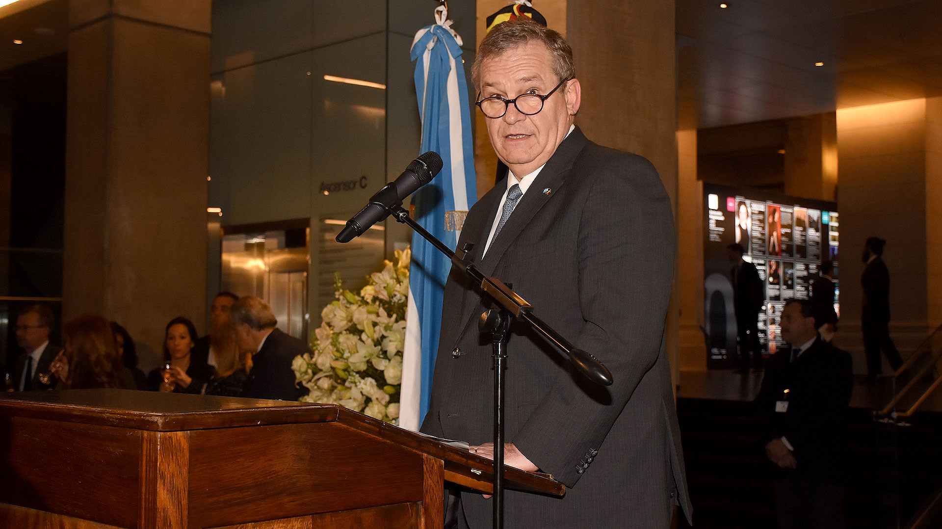 El discurso del embajador de Bélgica en la Argentina, Peter Maddens