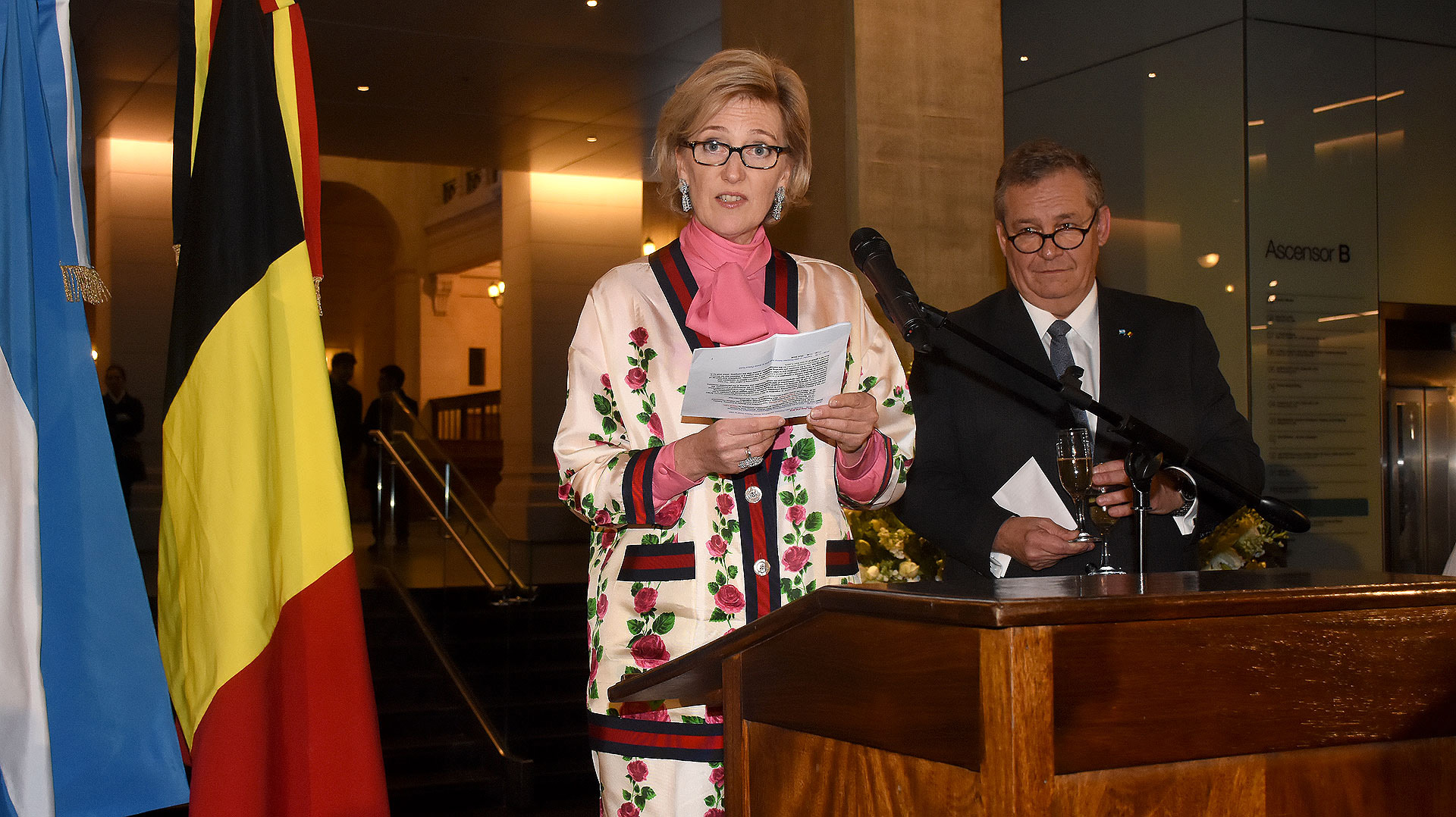 La princesa Astrid de Bélgica, como representante del rey Felipe, llevó a cabo una extensa misión económica en la Argentina antes de continuar con la misma en Uruguay