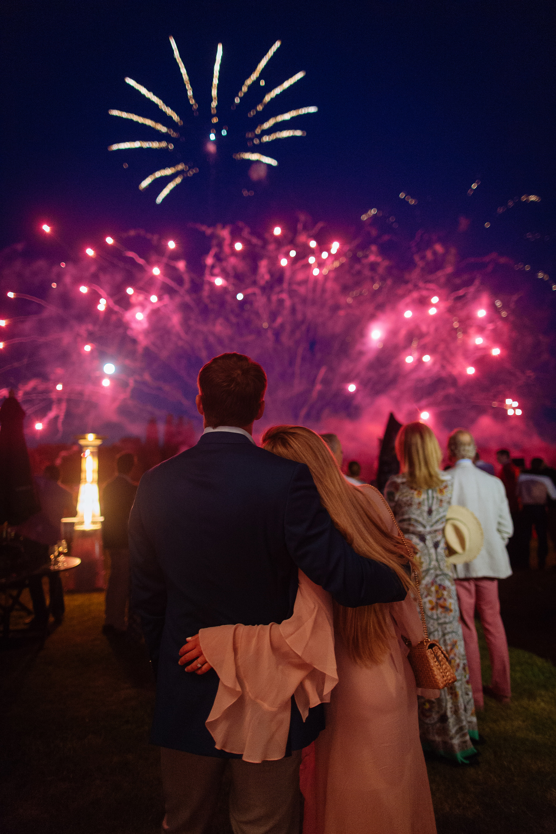 El fabuloso show de fuegos artificiales fue el broche de oro de “La Dolfina Sunset Polo and Gala” /// Fotos: Gentileza Pulpo PR