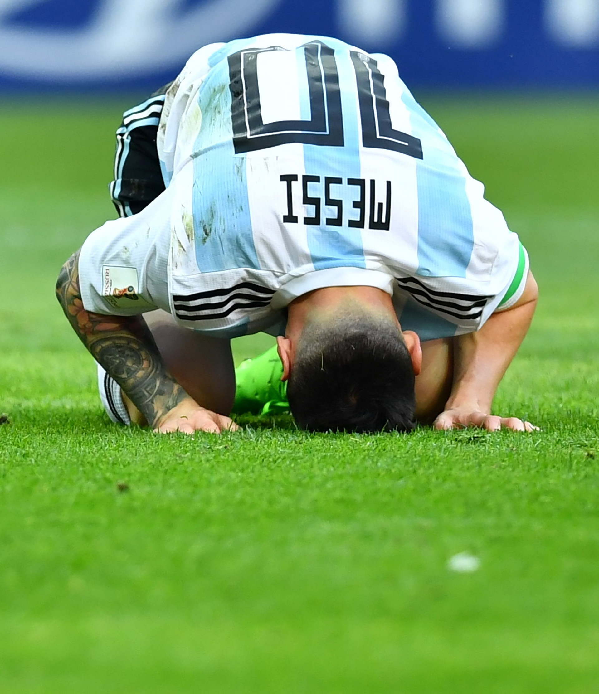 La imagen del final: ¿habrá sido el último partido de Messi con su selección?