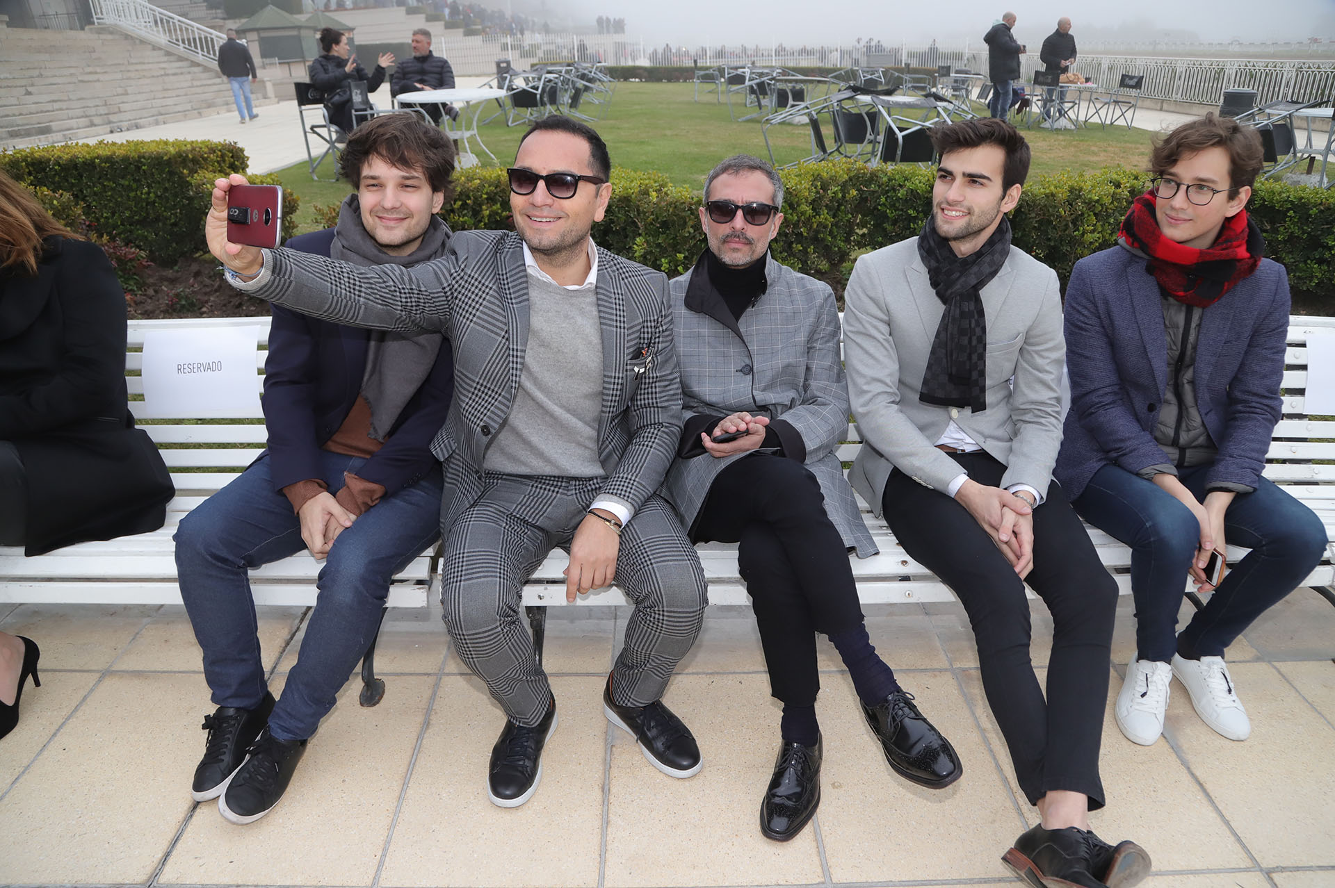 Fabián Medina Flores y una divertida selfie /// Fotos: Juan Villagran-PhotoJohnny / Hipódromo de Palermo