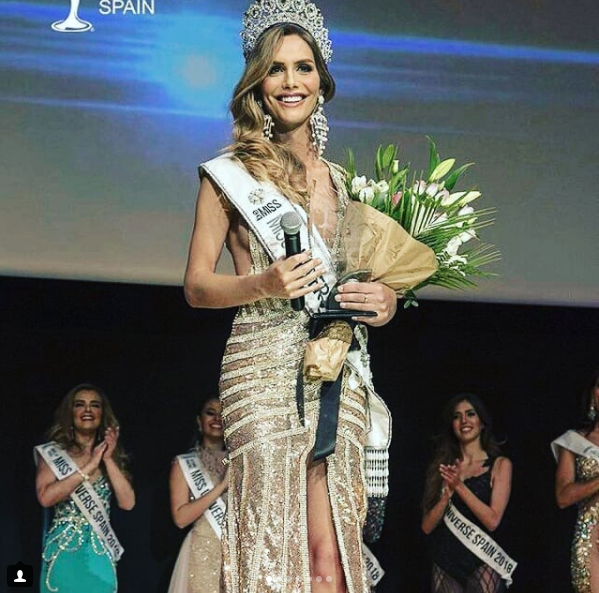 Angela Ponce es la primera mujer transexual en ganar Miss Universo España (Instagram: publiservicios)