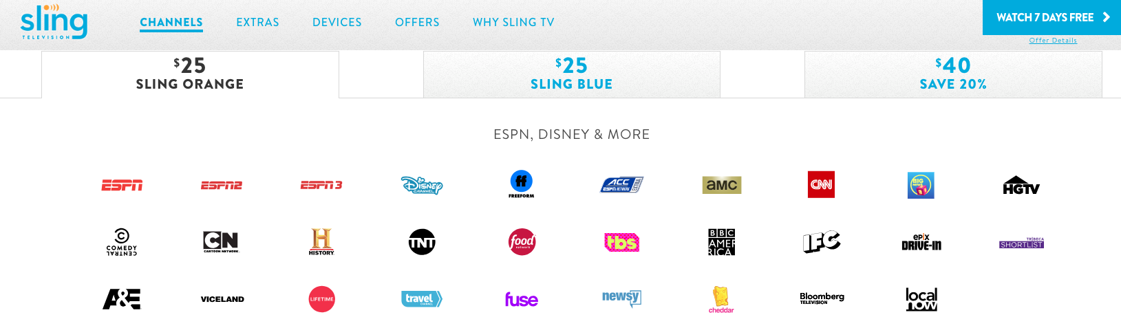 Sling TV, el servicio más popular, pasó de USD 20 a USD 25. La tendencia al alza se mantendrá.