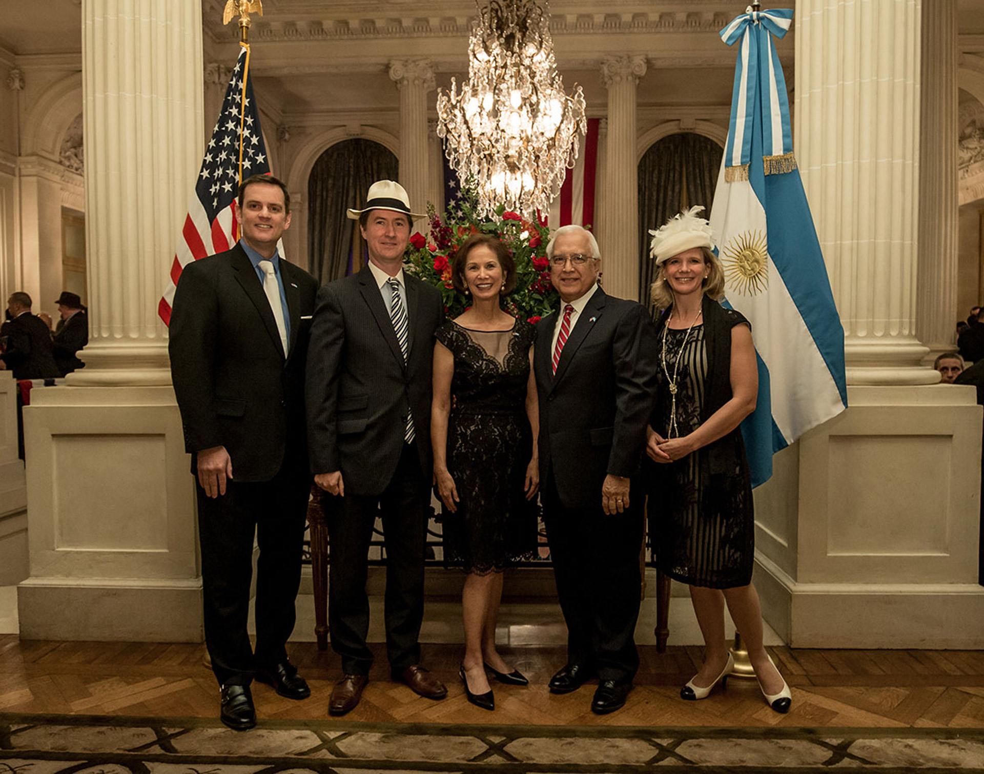 El embajador de Canadá en la Argentina, Robert Fry, y su mujer