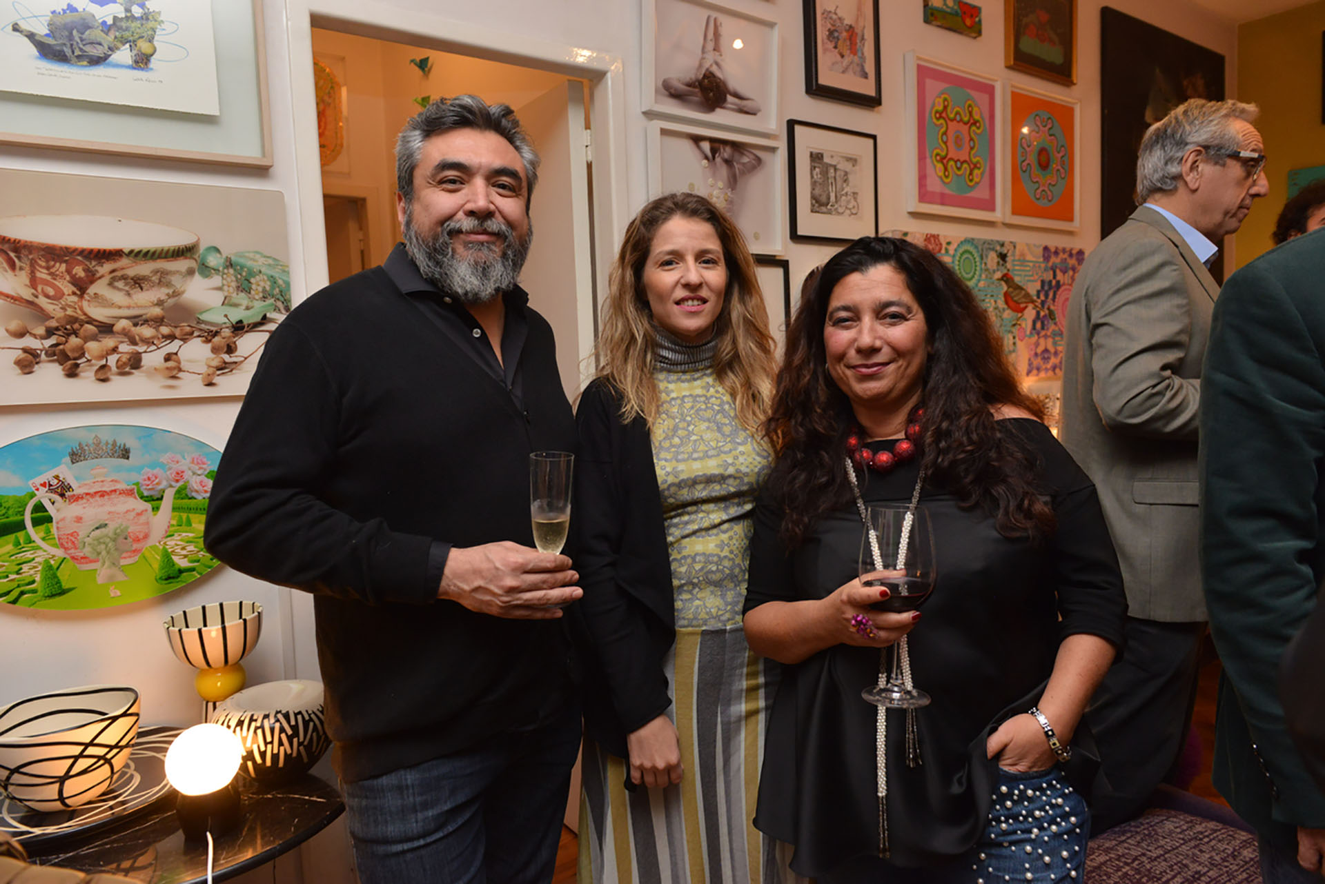 Cristian Alarcón, Luciana Mantero y Mariela Ivanier