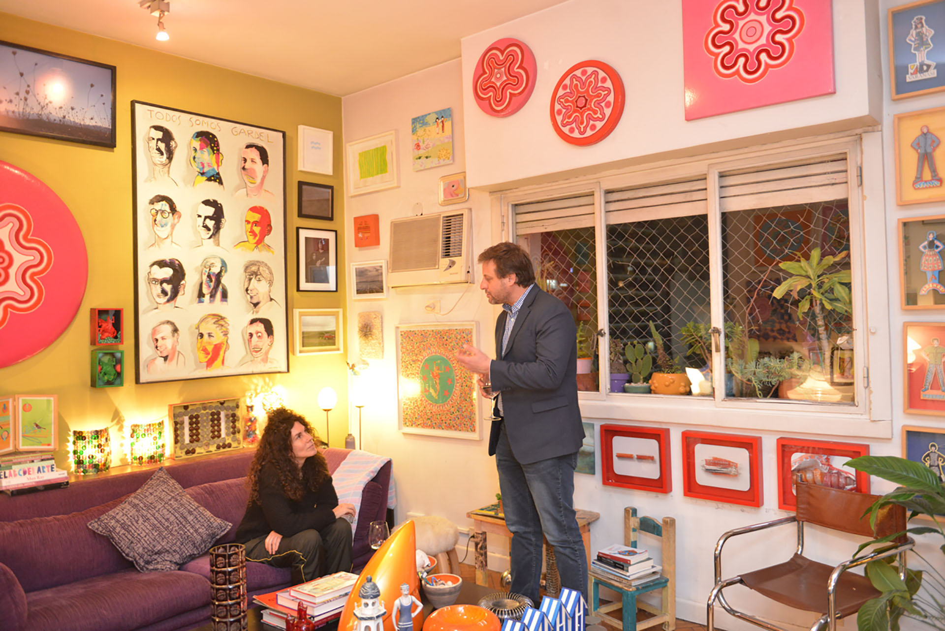 Cynthia Cohen con el empresario Andrés Ostropolsky