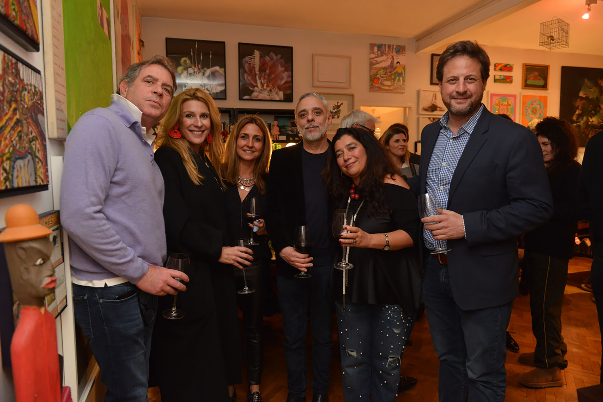 Gonzalo Guerrieri, Amalia Amoedo, Valeria Adiba, Raul Flores, Mariela Ivanier y Andrés Ostropolsky