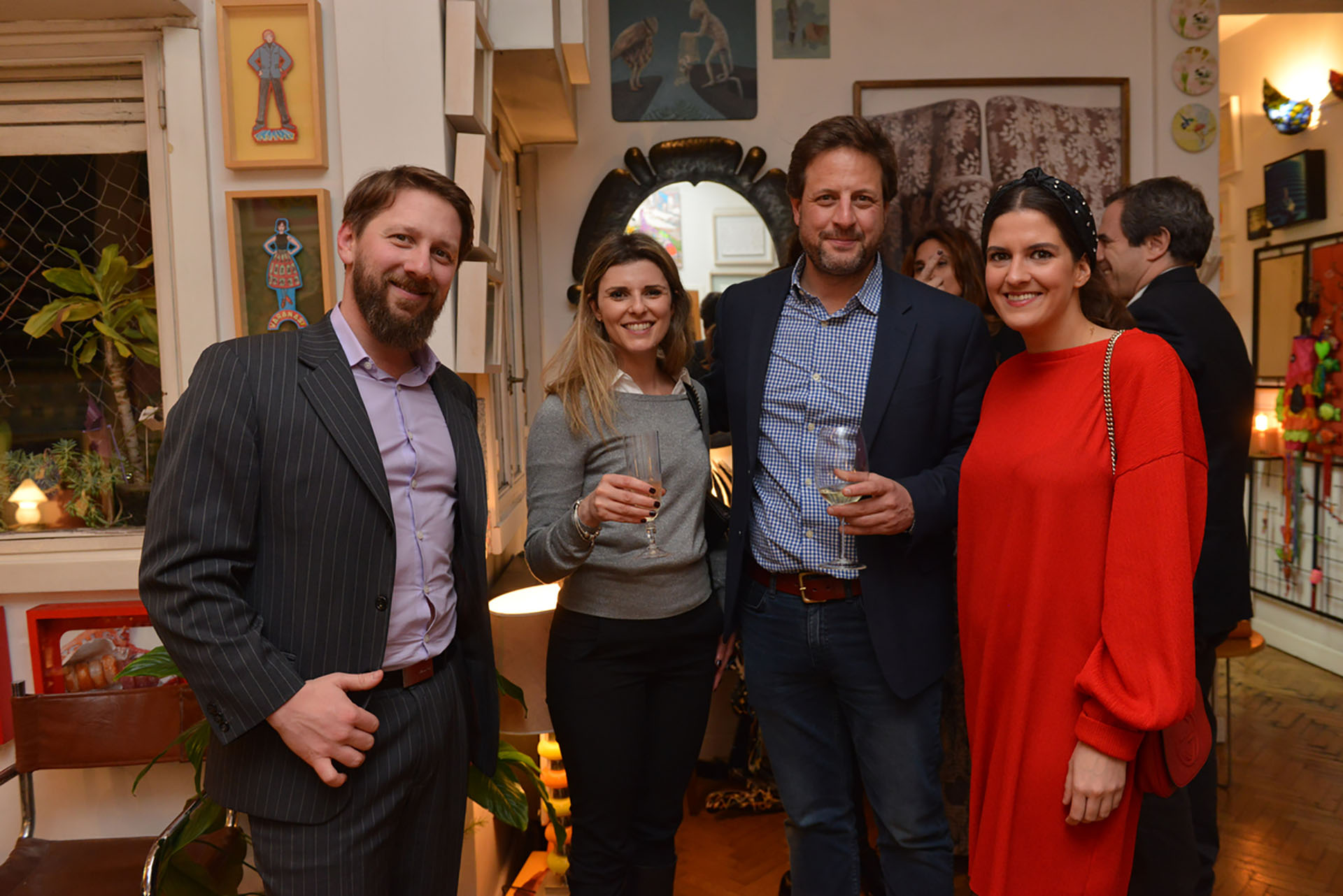 Leonardo Ivanier, Yael Nahir, Andrés Ostropolsky y Julia Pagani