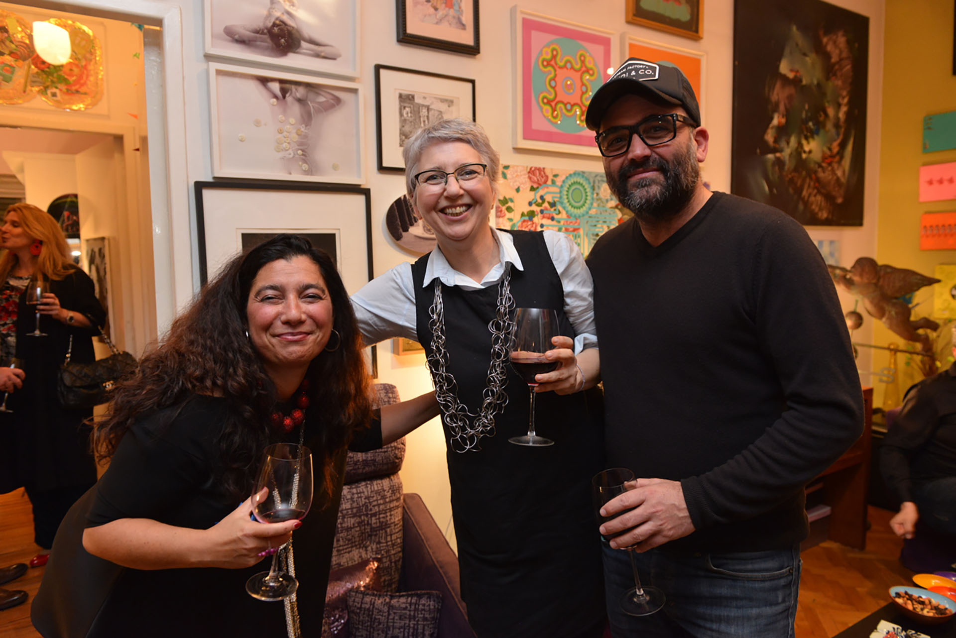Mariela Ivanier, Gabriela Kogan y David Sisso
