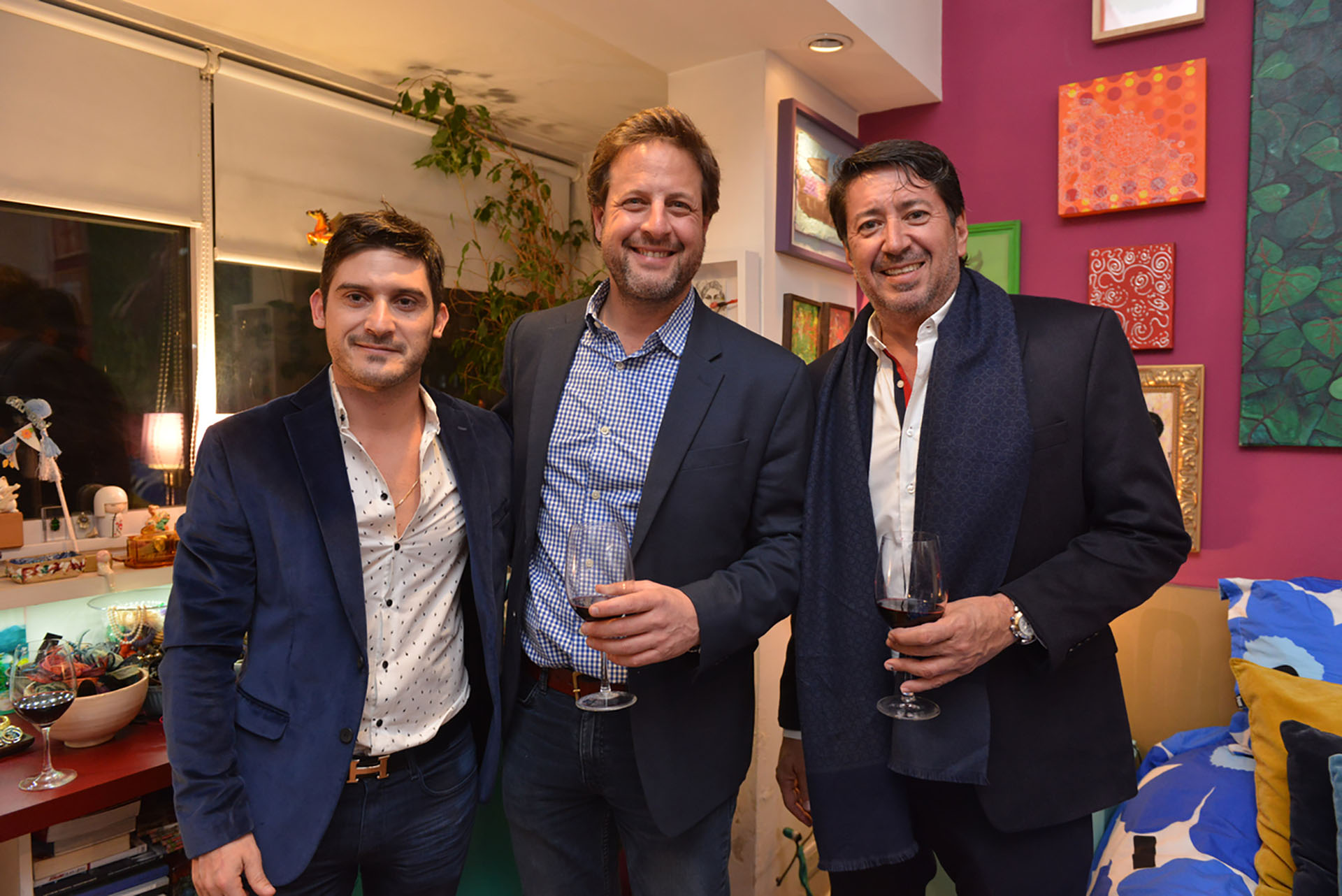 Mauro Francisco, Andrés Ostropolsky y Nelson González