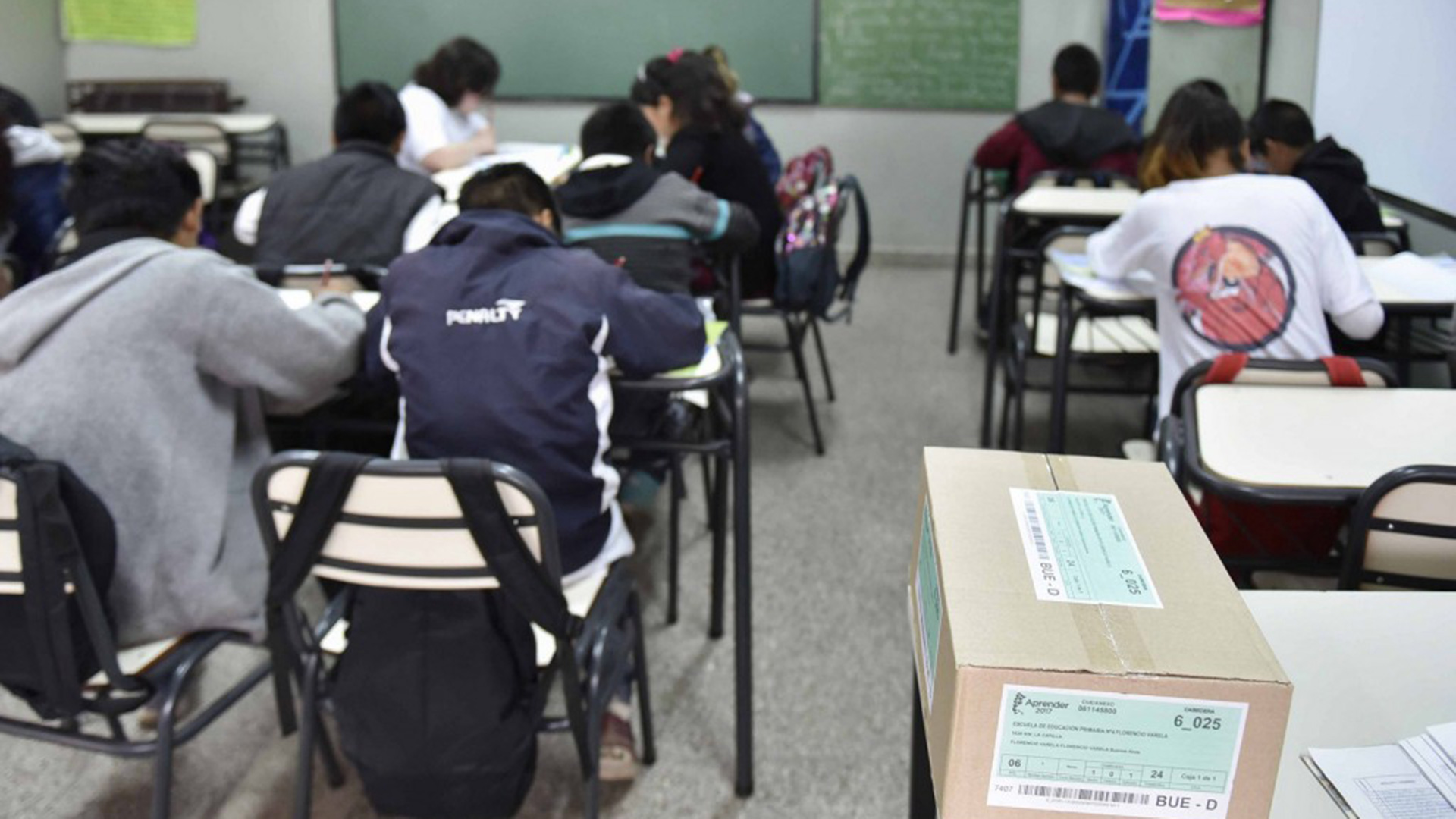 Alumnos en la pruebas Aprender 2017