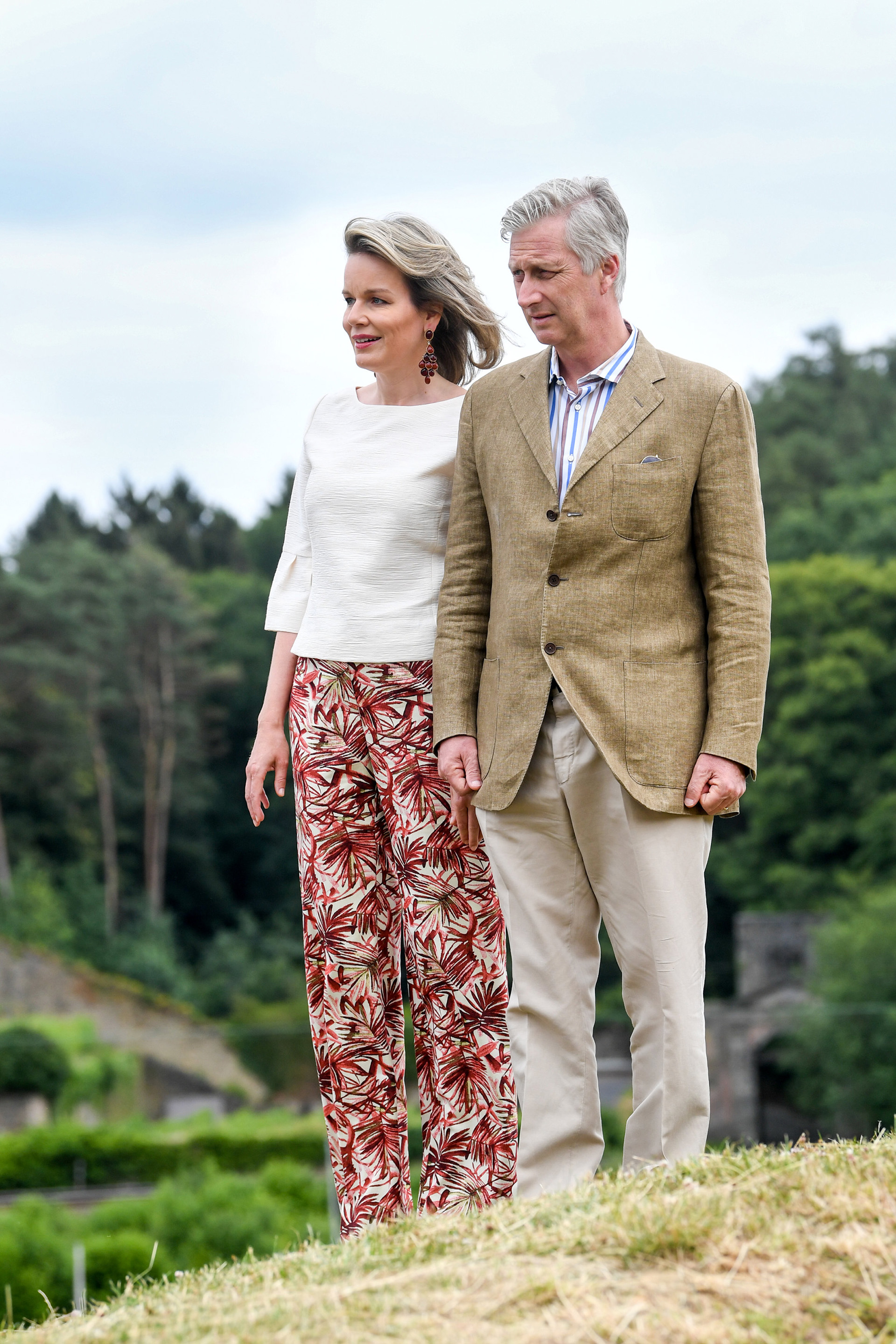 Philippe y Mathilde ya estuvieron en Rusia, durante el encuentro de Bélgica y Túnez en la fase de grupos