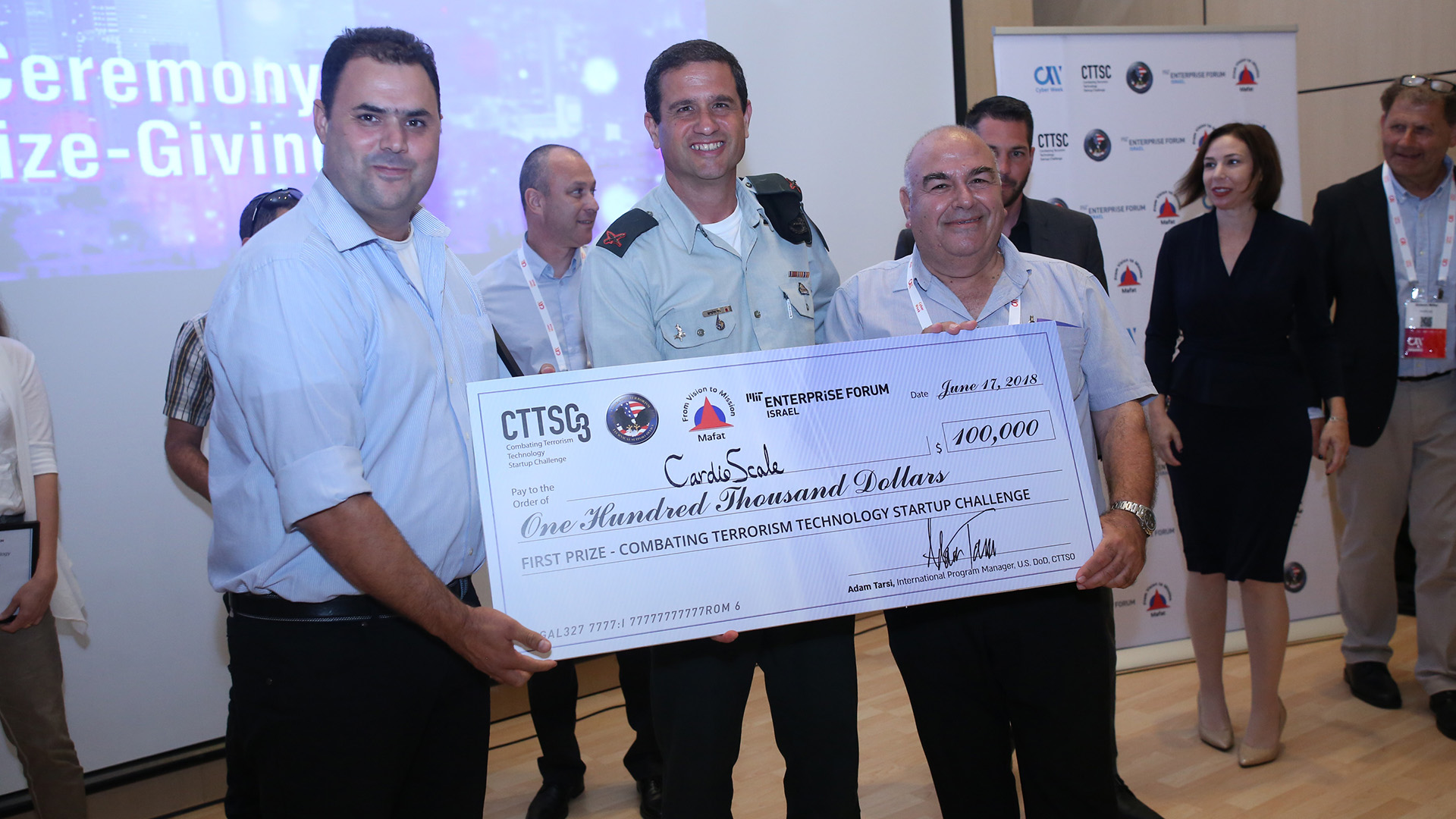 CardioScale se llevó el primer premio y un cheque de 100.000 dólares