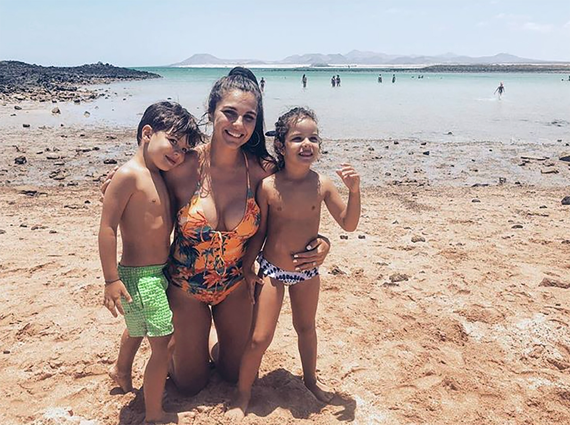 Ivana Icardi con su sobrina Francesca