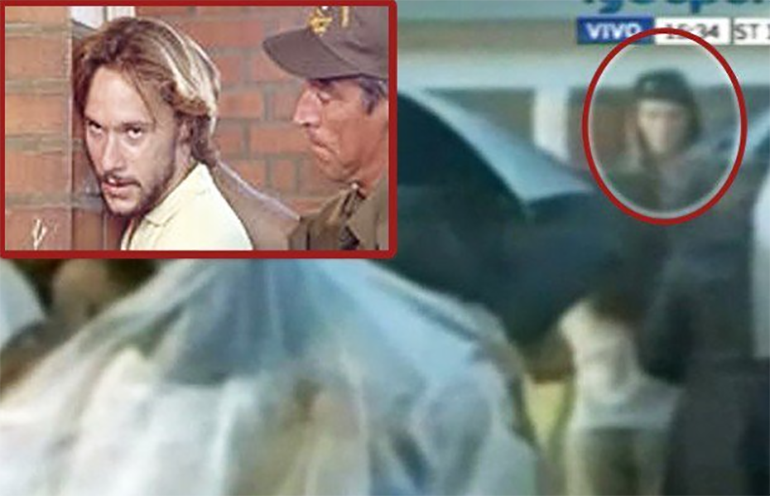 Pitana no es el guardia que arresta a Diego Torres sino un extra del fondo de otra escena