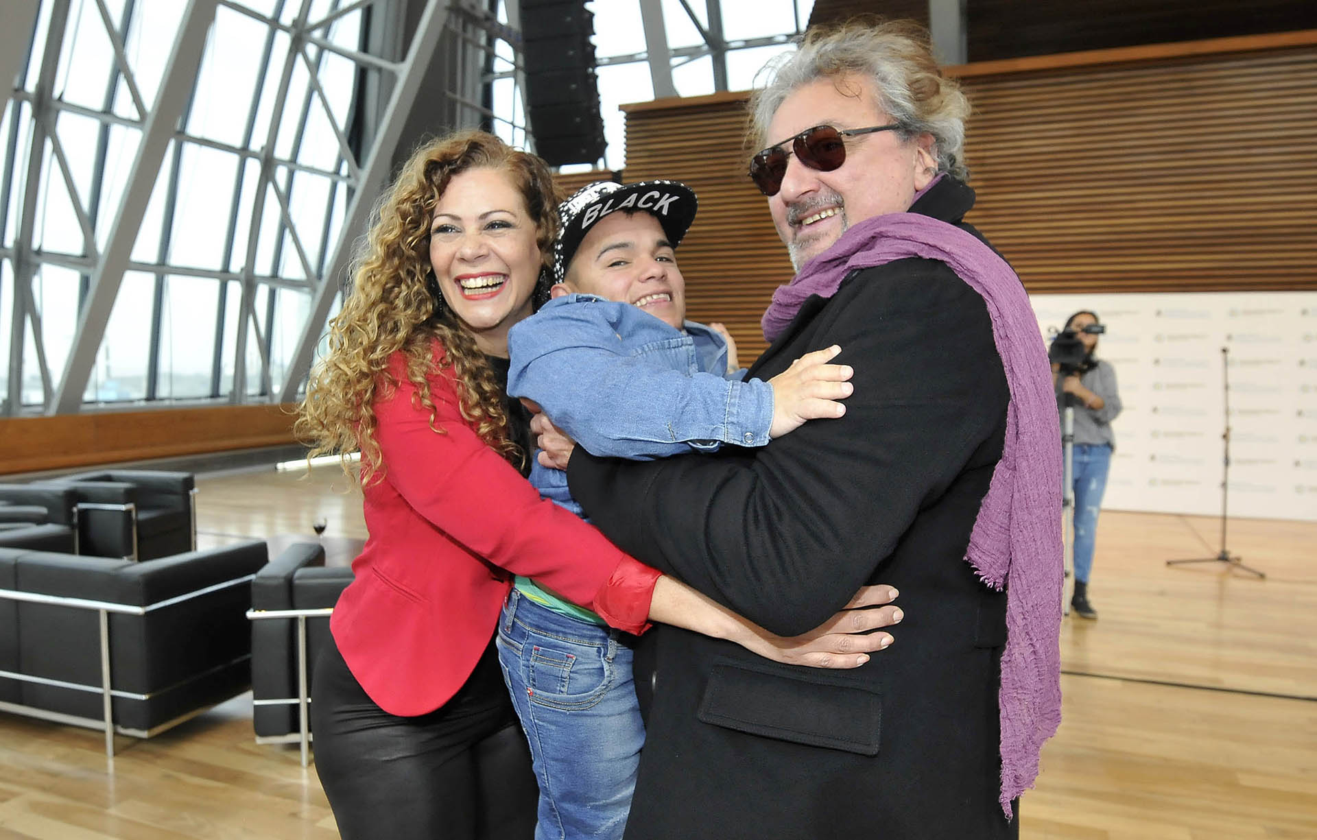 Loren Acuña, Brian Buley y Claudio Rissi