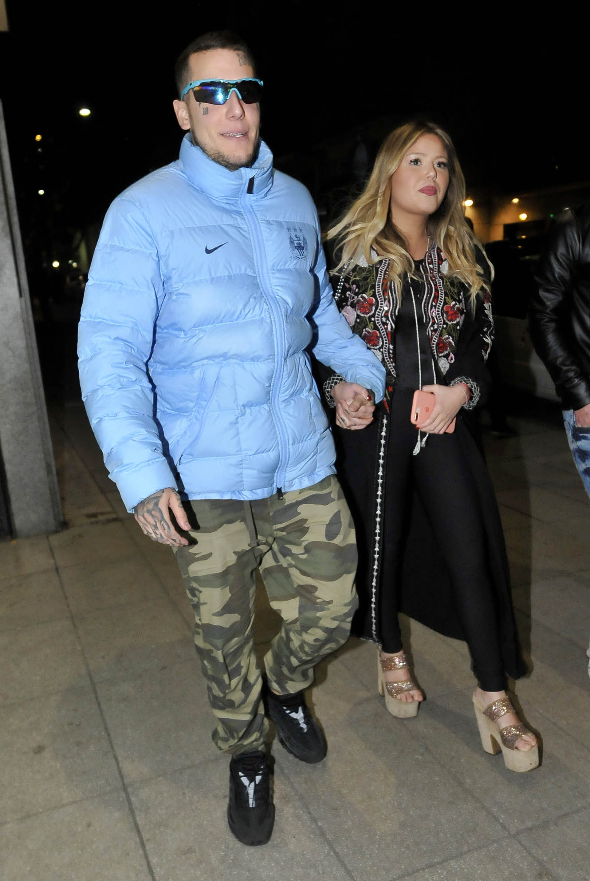 Alex Caniggia y su novia Macarena Herrera