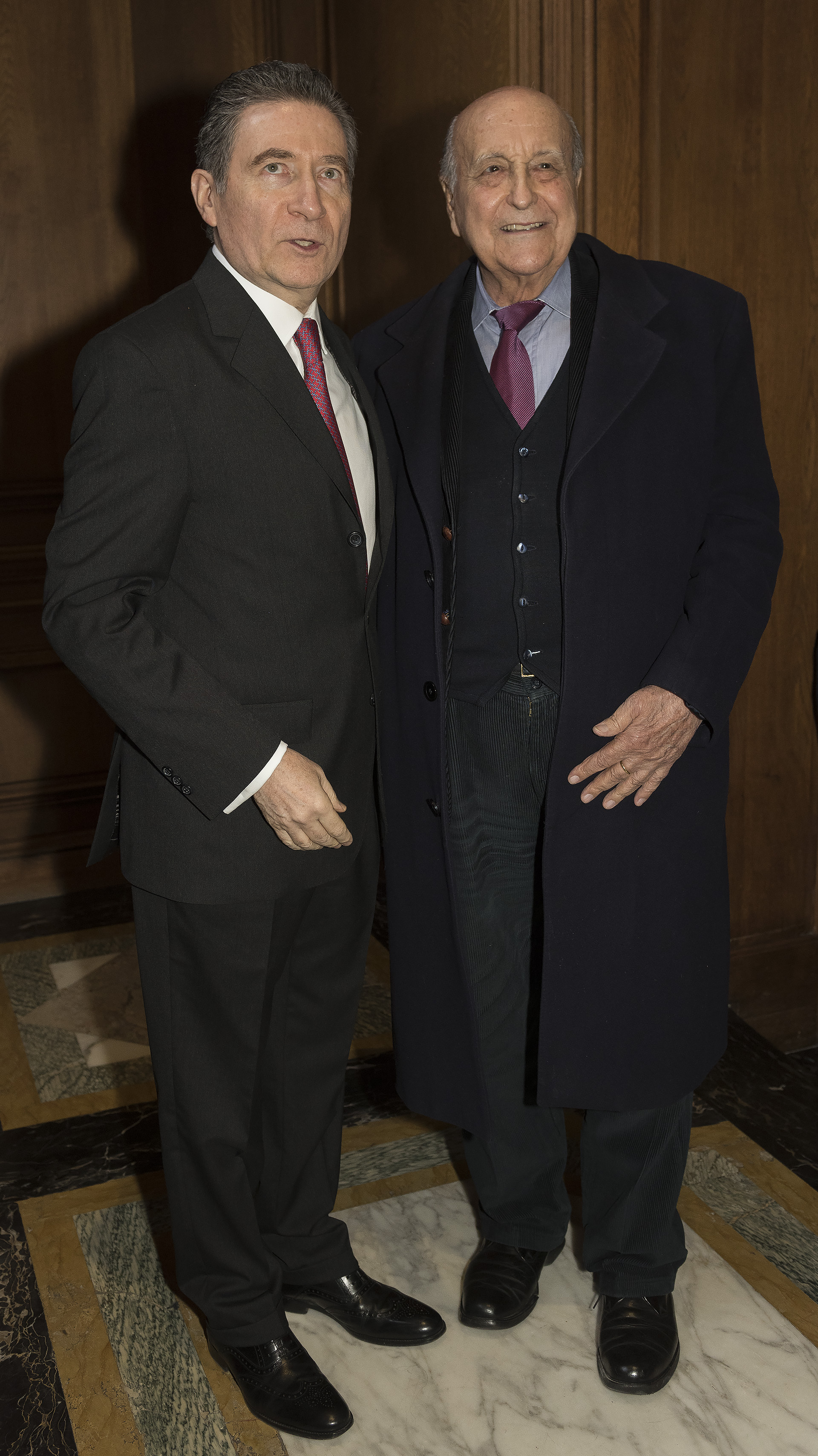 El embajador francés y Antonio Estrany Gendre