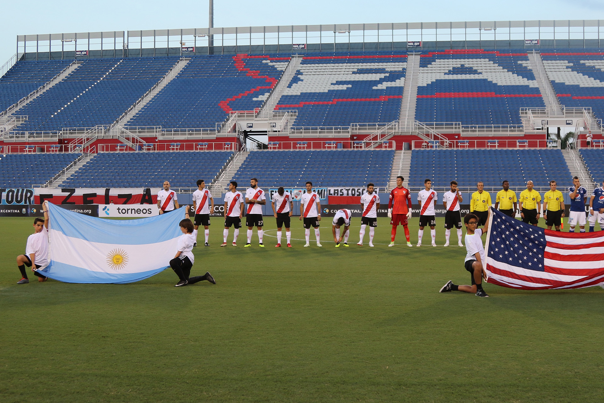 River vs Millonarios, Julio 2018 (Luis Fernandez)
