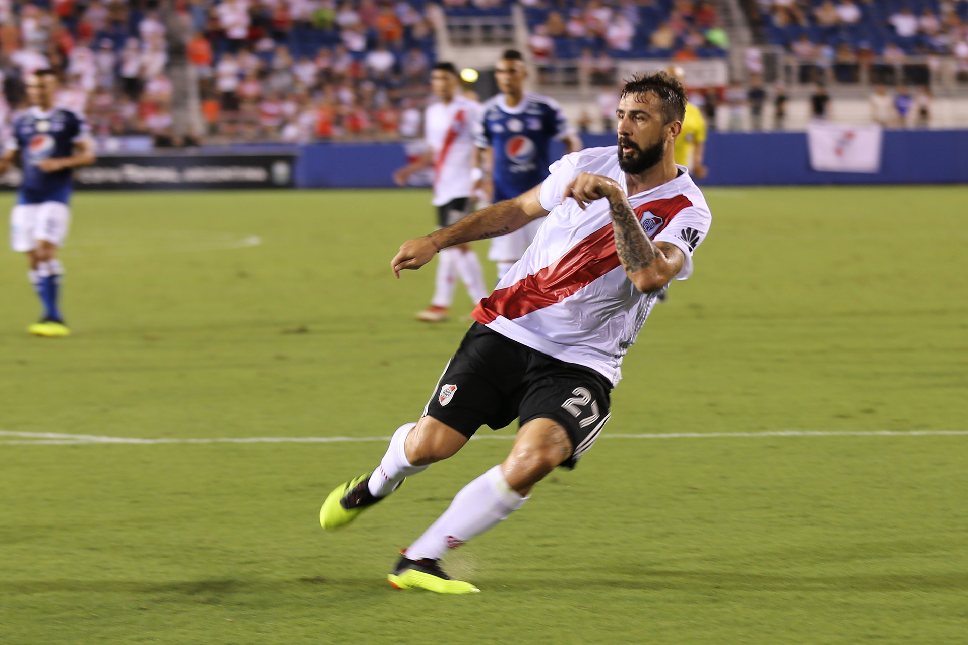 Lucas Pratto, uno de los autores de los goles de River (Luis Fernandez)
