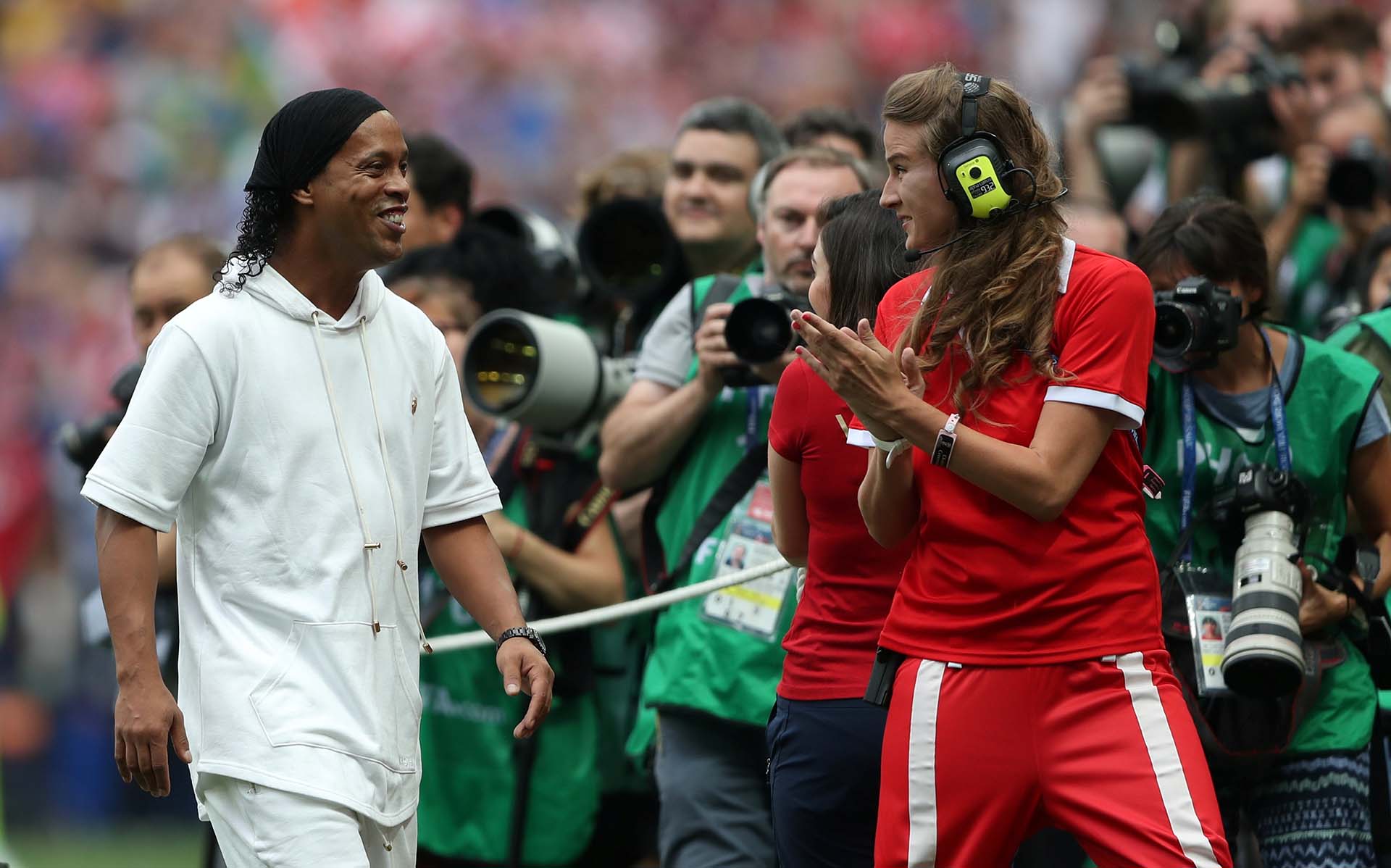 Ronaldinho, figura de la ceremonia