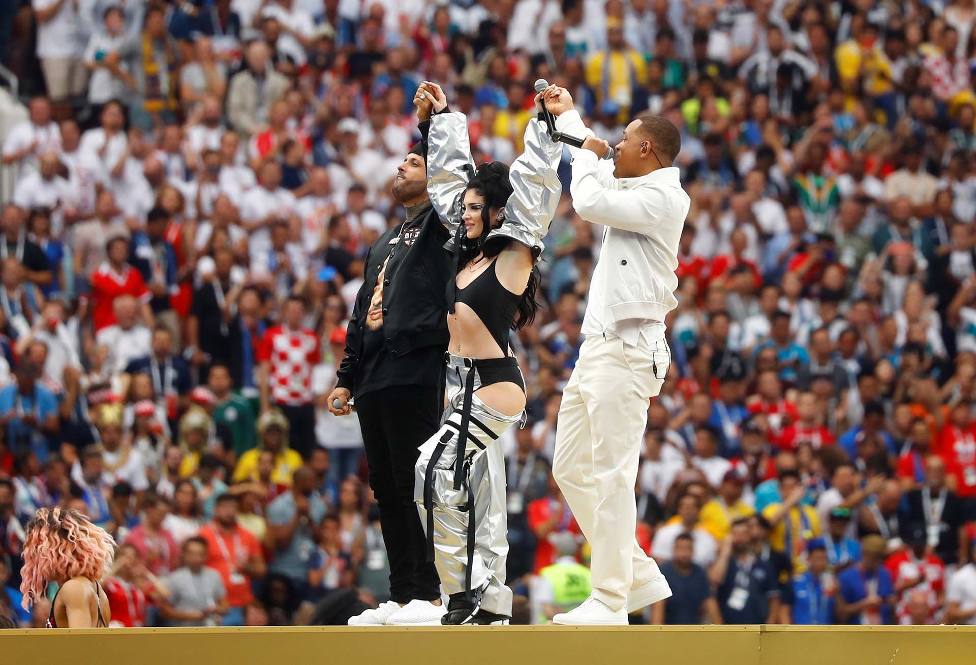 Will Smith, Nicky Jam y Era Istrefi, los protagonistas de la ceremonia de clausura del Mundial de Rusia