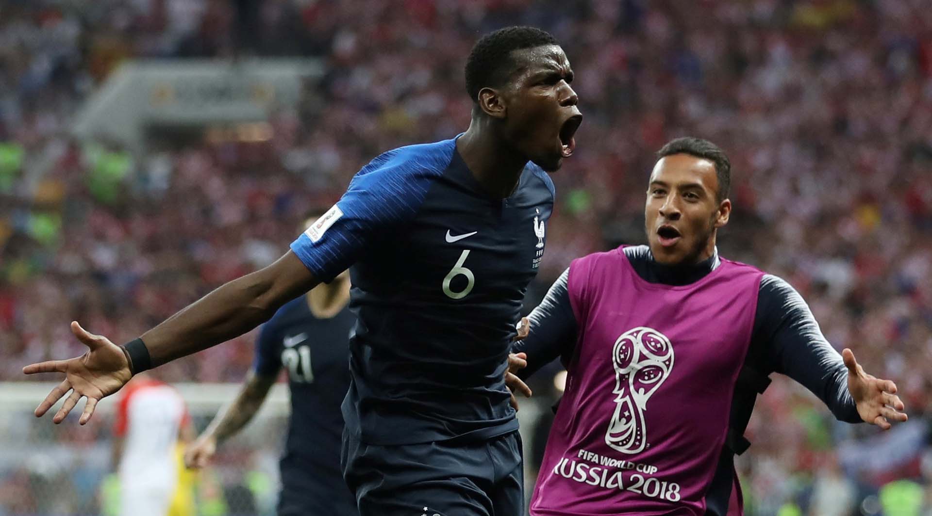 Pogba hizo el tercer gol de Francia