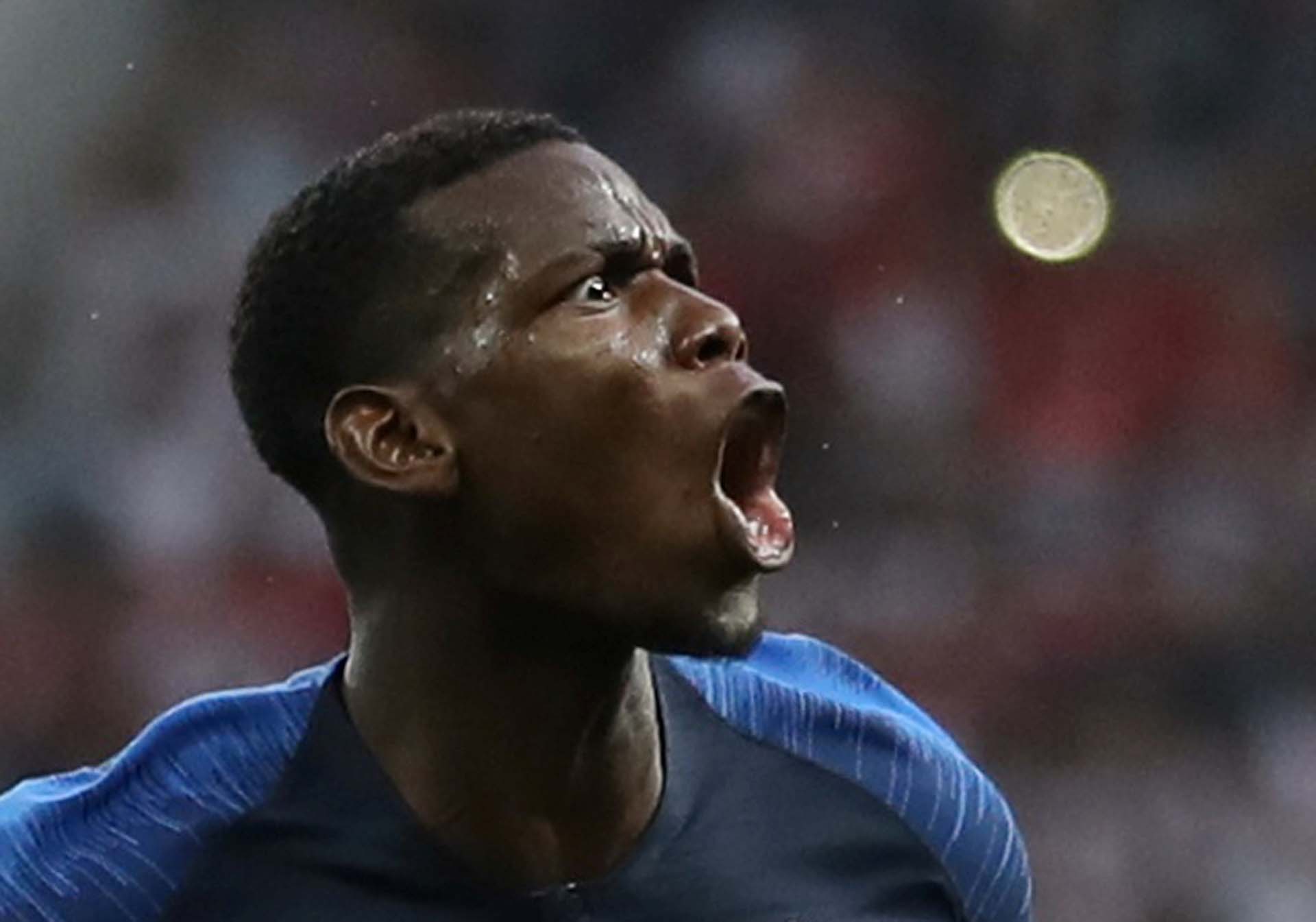 Pogba festeja su gol