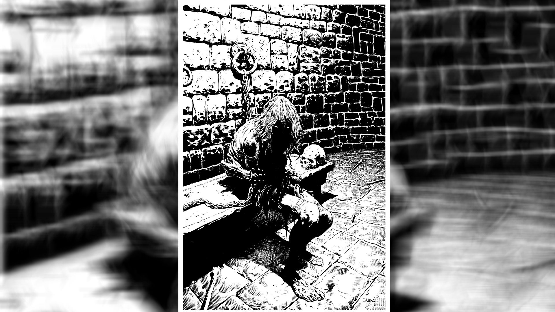 El terror y el gótico en la ilustración de Sebastián Cabrol