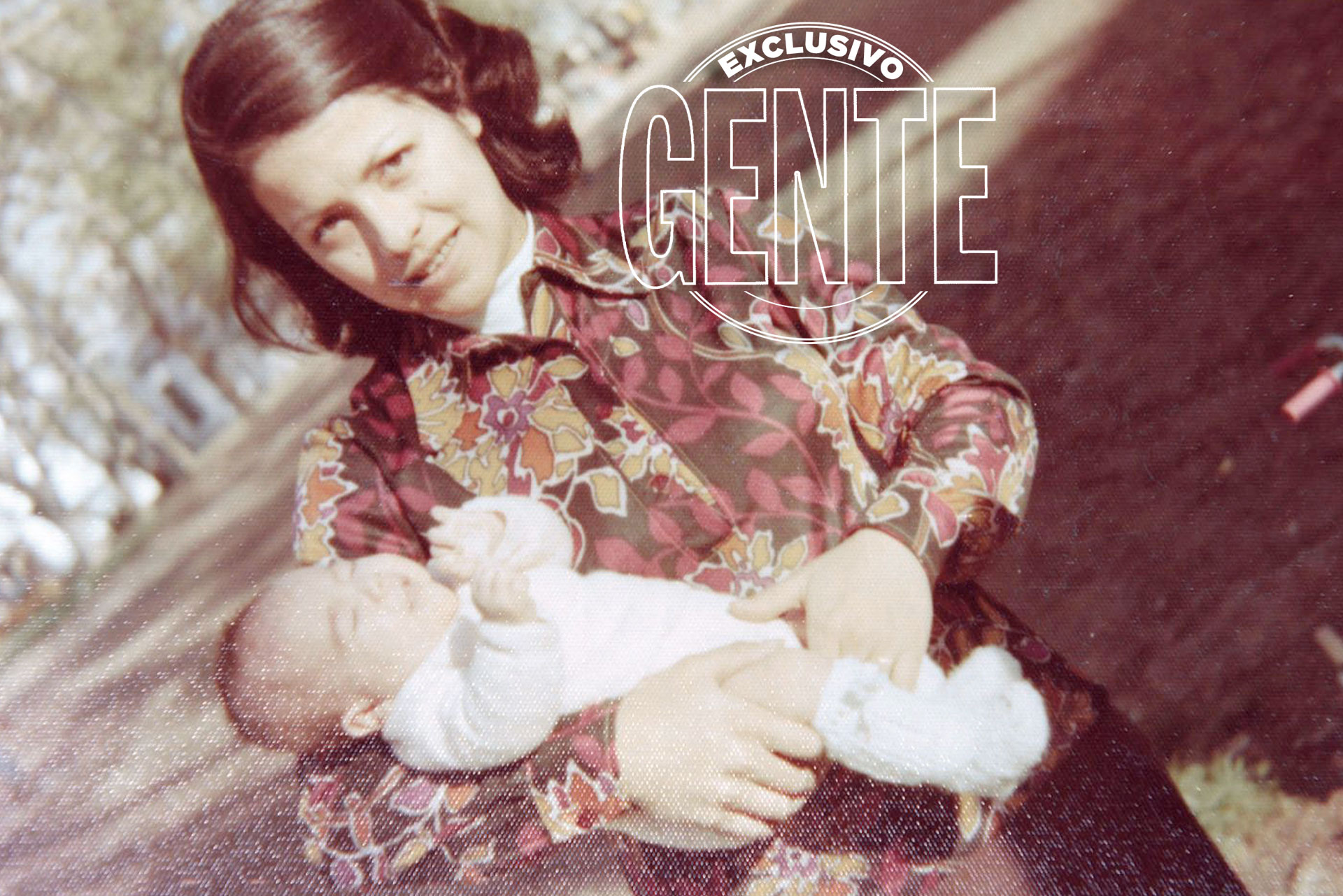 La mamá de Pity a días del nacimiento de su primogénito, el 28 de junio de 1972.