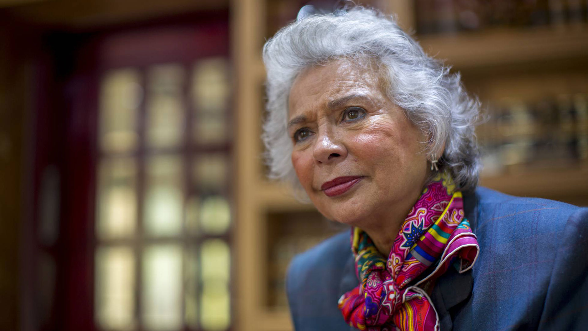 Olga Sánchez Cordero, próxima secretaria de Gobernación y todavía senadora de Morena.