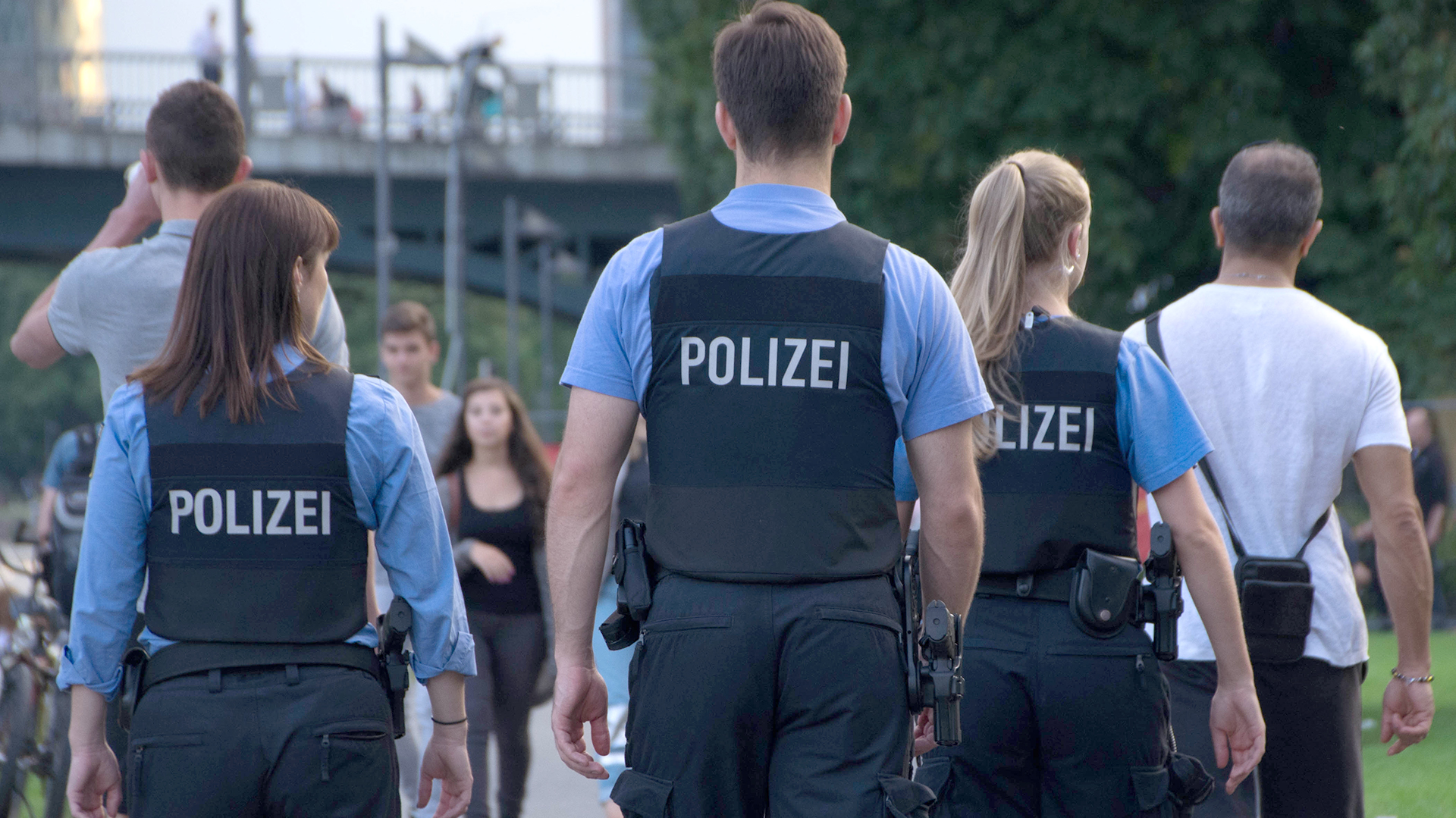 Policías alemanes en Frankfurt (Getty/archivo)