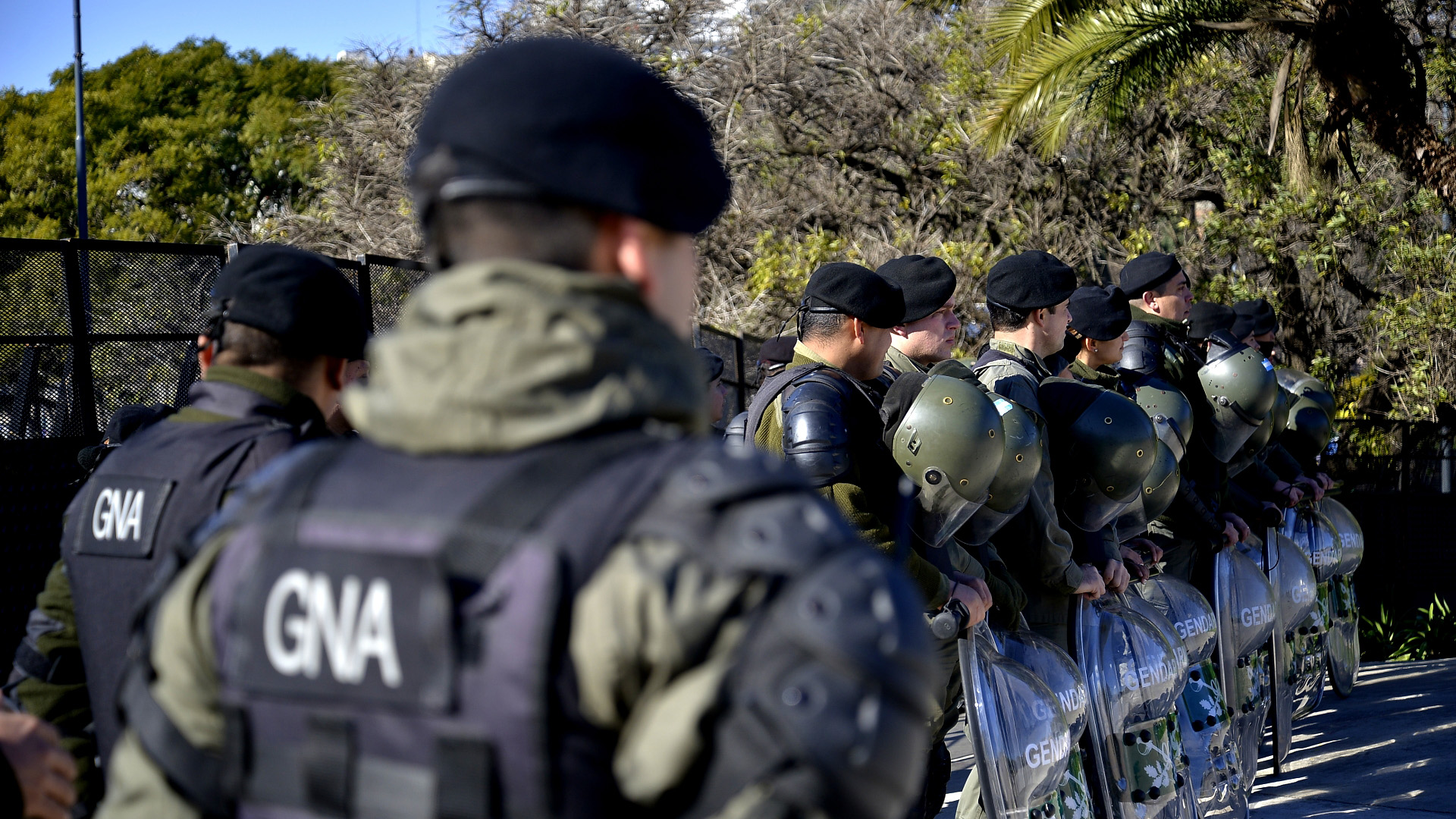 Gendarmeria custodió la última reunión de ministros de Finanzas del G20 en Buenos Aires, en junio de 2018 (Gustavo Gavotti)