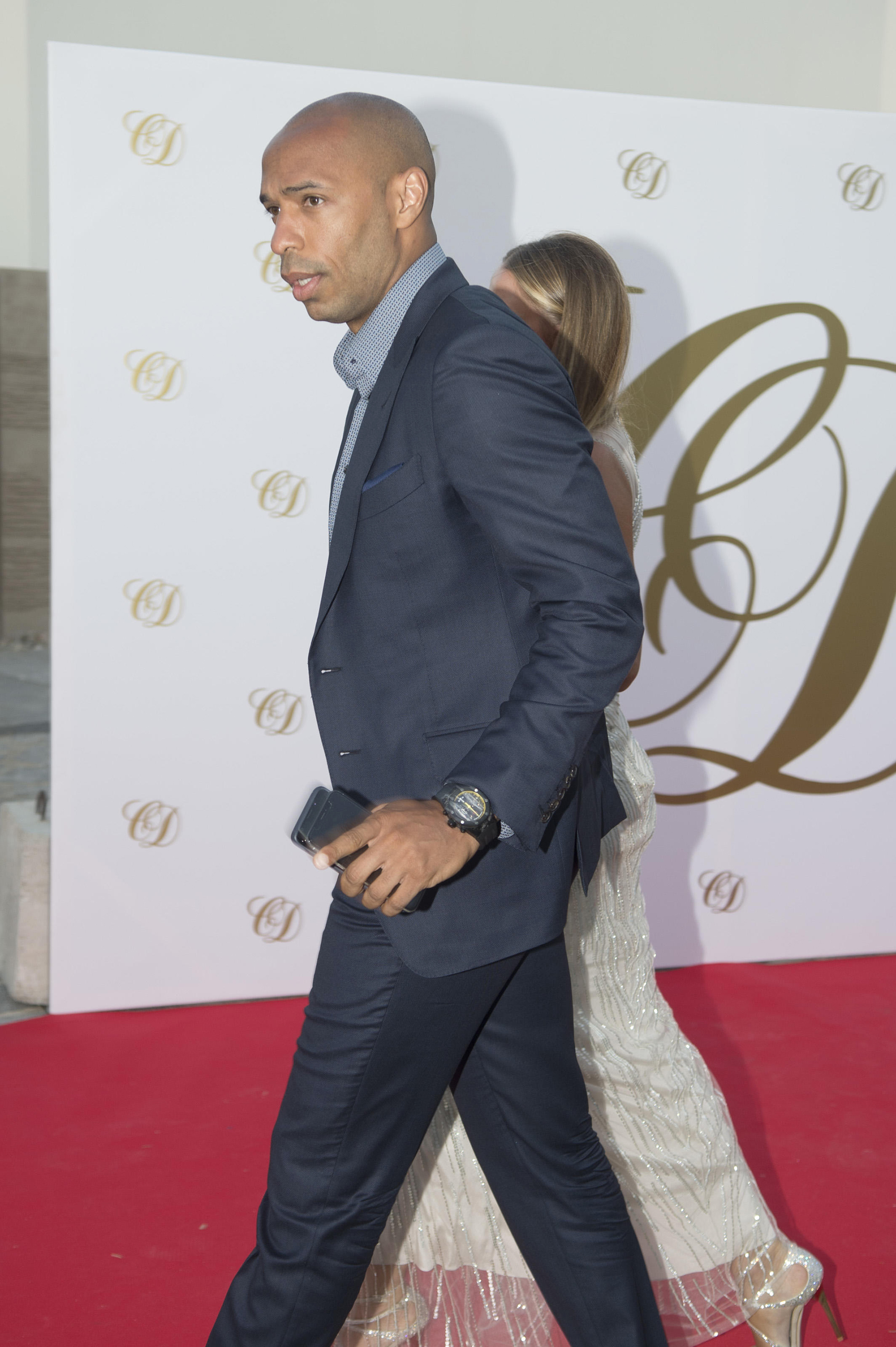 El ex goleador Thierry Henry, presente en la boda