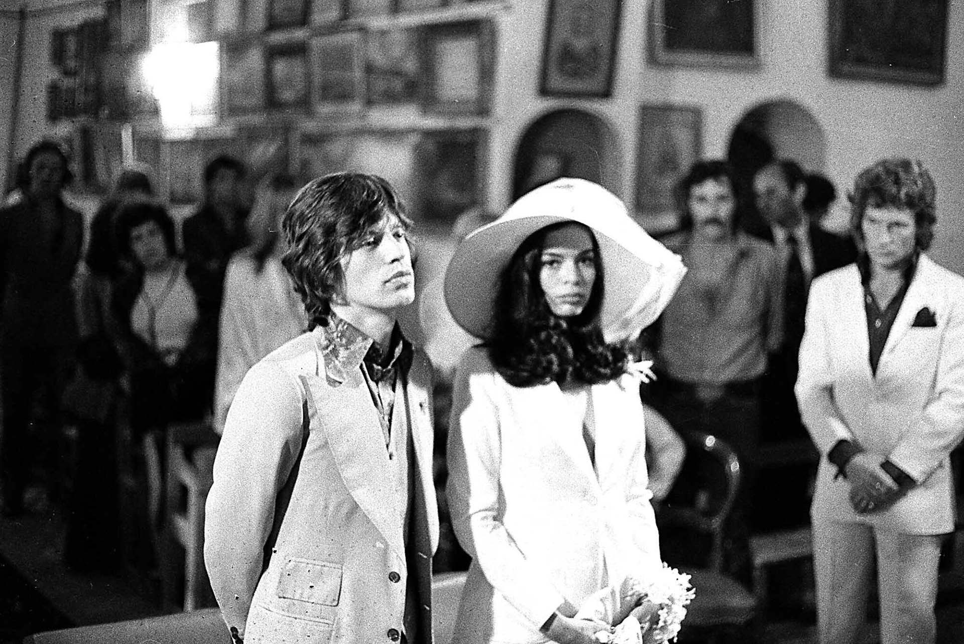 El 12 de mayo de 1971, e líder de los Rolling Stones y su novia, Bianca Pérez Morena de Macías, celebraron su boda en la capilla Sainte-Anne en Saint Tropez, Francia