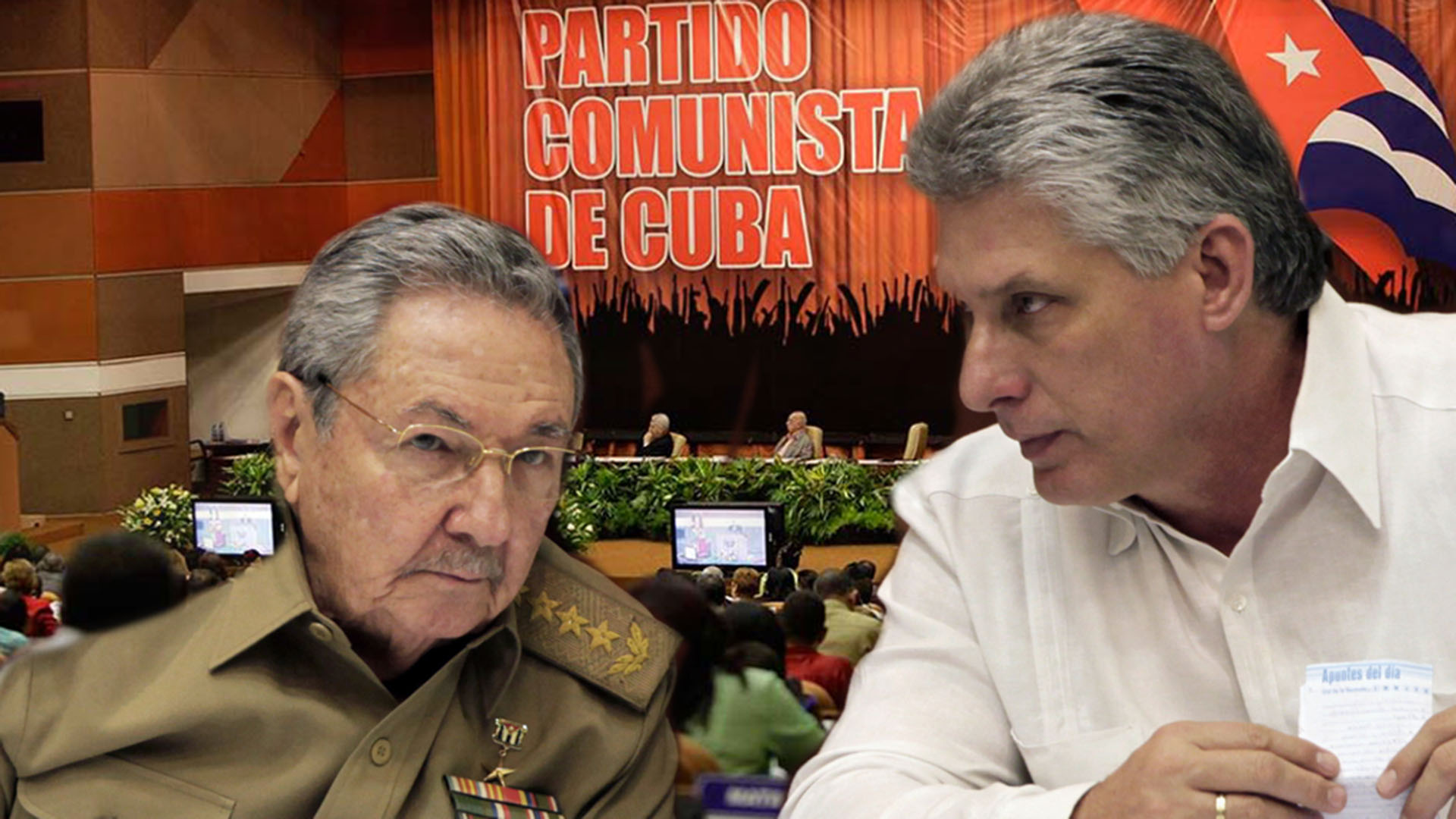 Raúl Castro y su sucesor Miguel Díaz-Canel