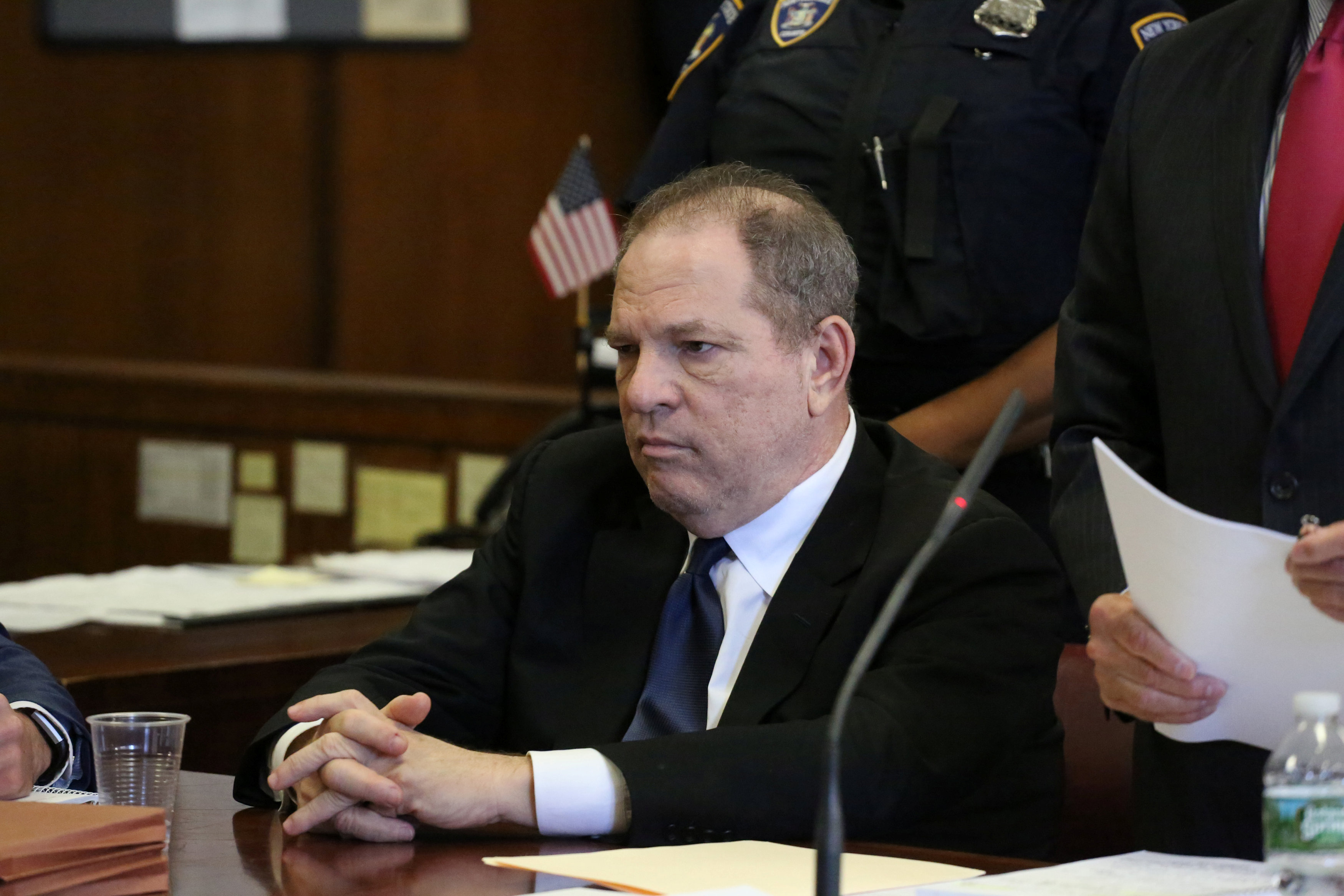 El productor de cine Harvey Weinstein, en el Tribunal Penal de Manhatta, el 9 de julio de 2018. (Reuters)