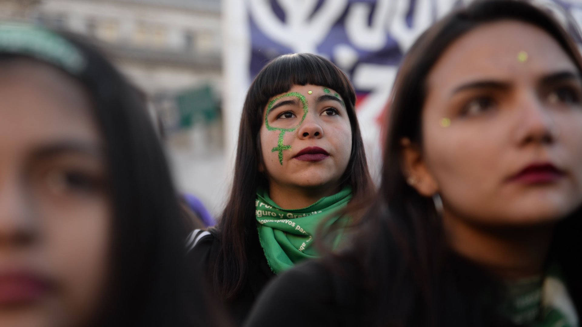 Estudiantazo a favor del aborto en el Congreso, julio de 2018 (Foto: Julieta Ferrario)