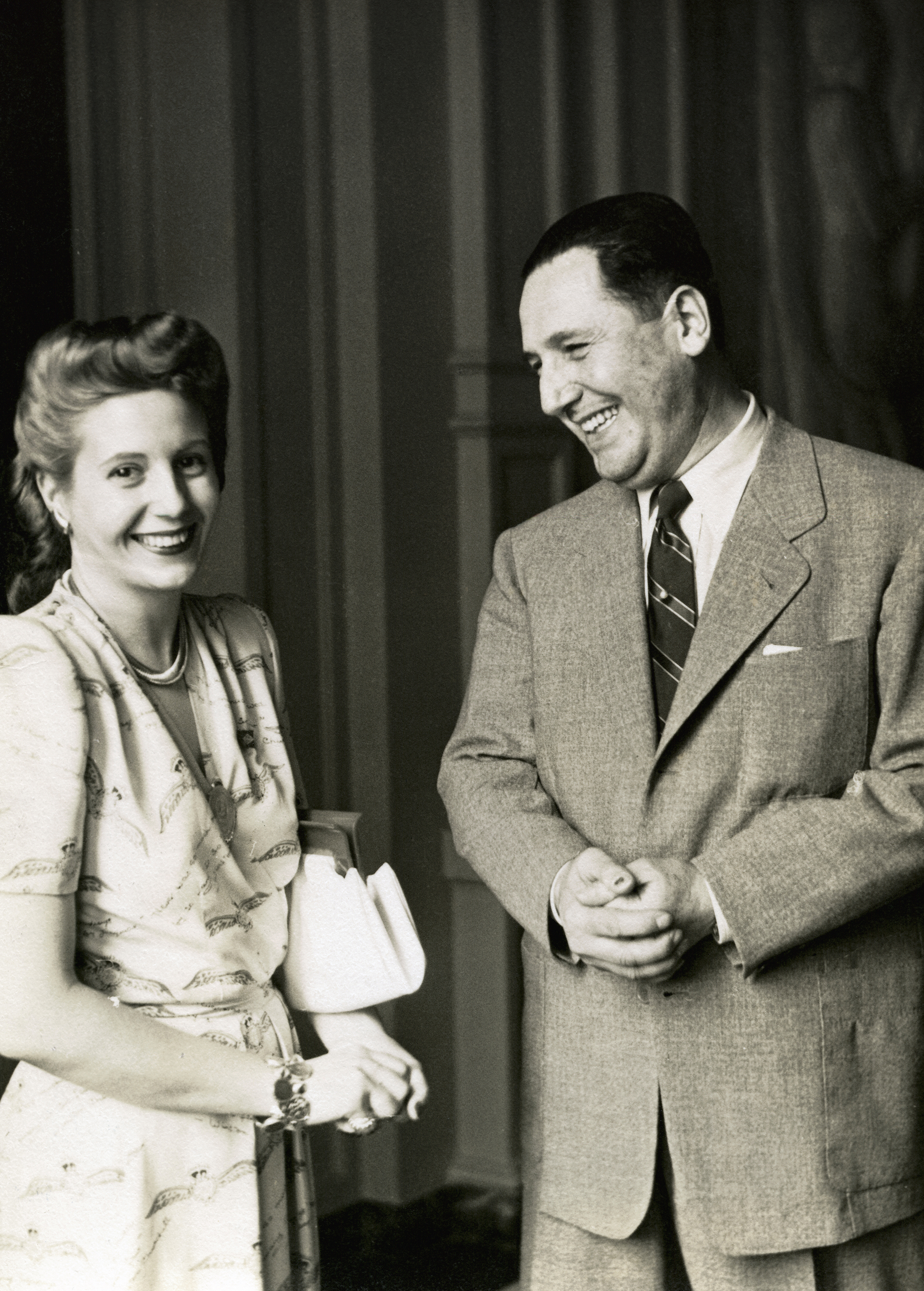 Evita y Juan Domingo Peron