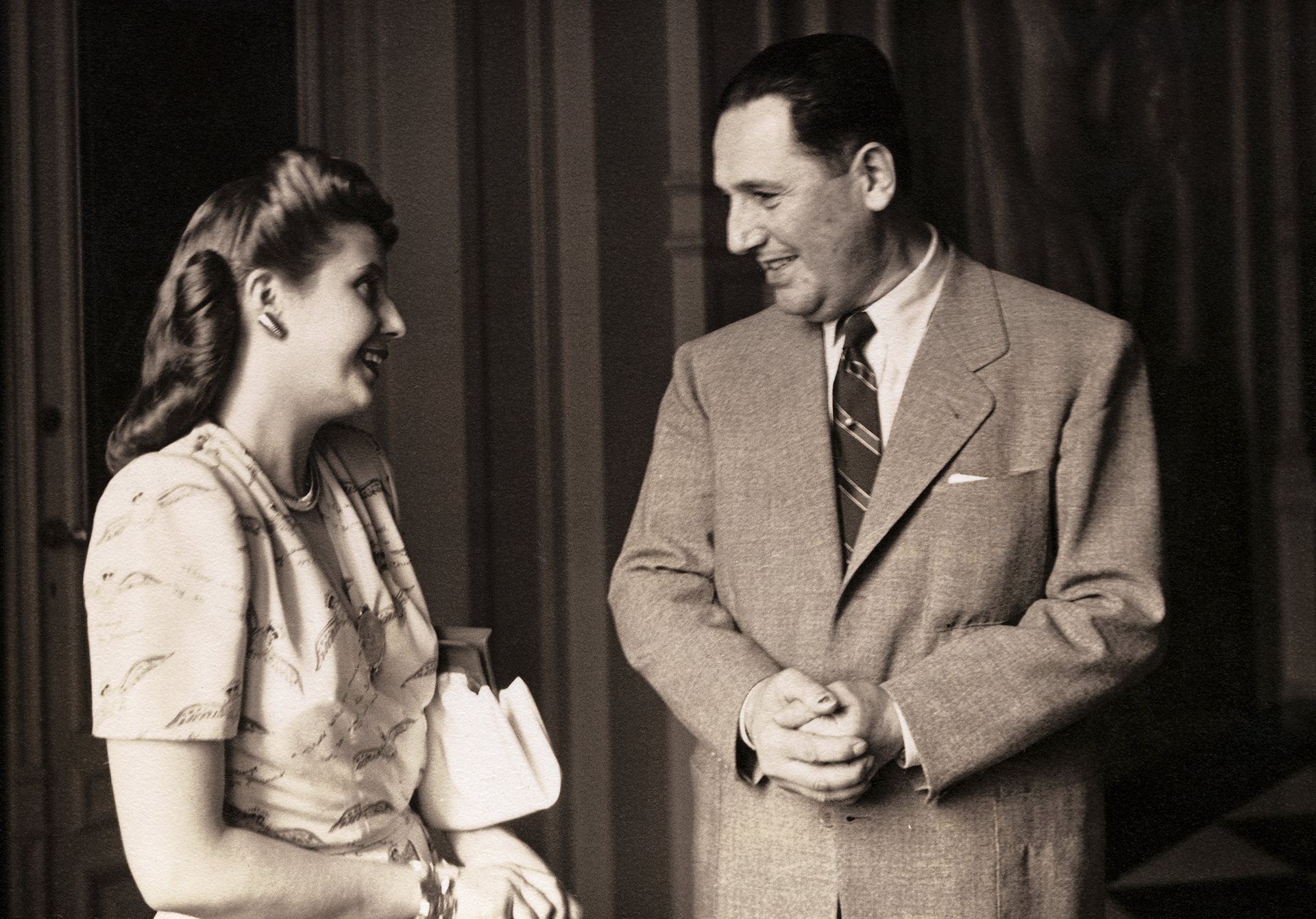 Perón y Eva Duarte