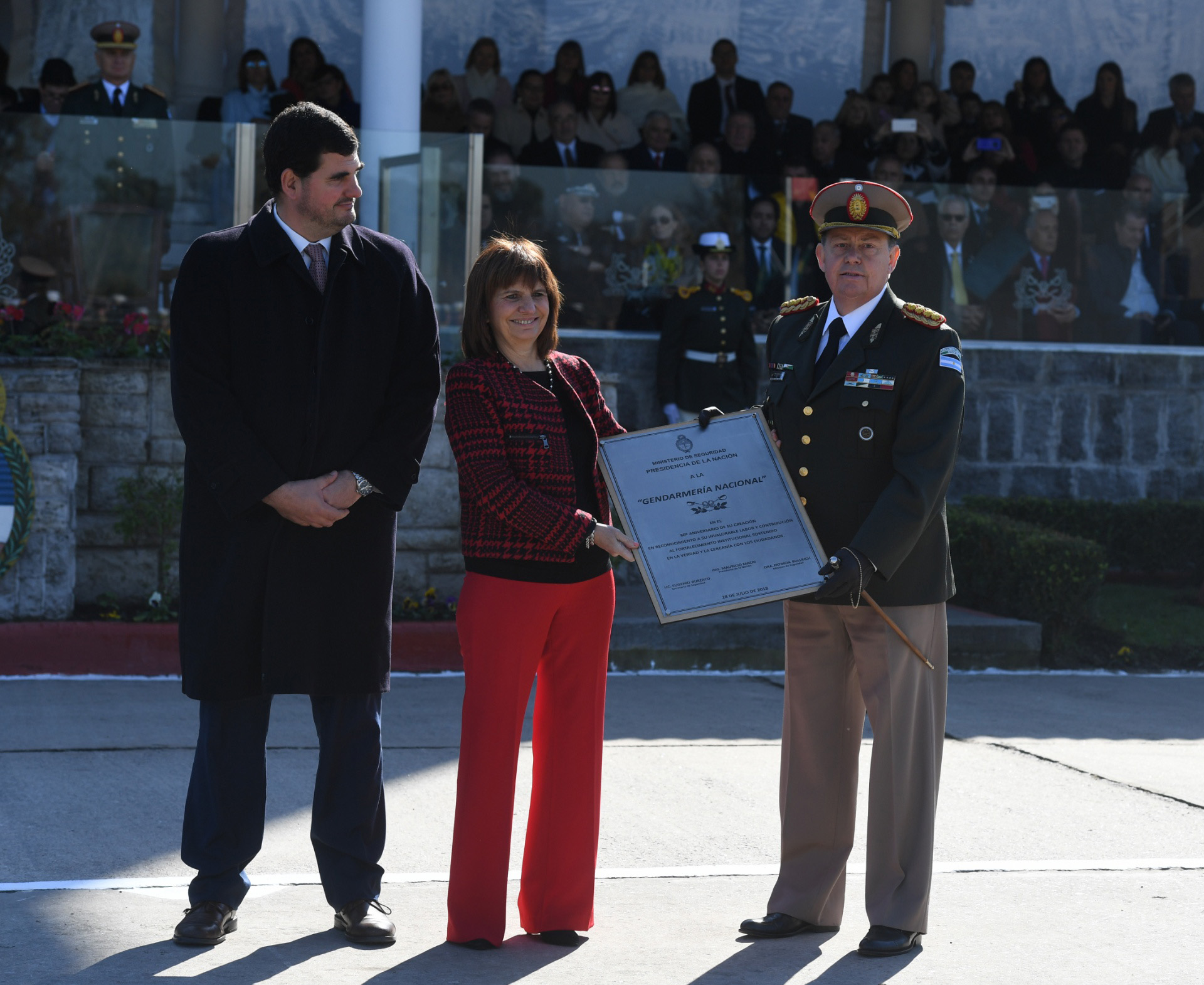 El secretario de Seguridad, Eugenio Burzaco, acompañó a la ministra Bullrich en la ceremonia