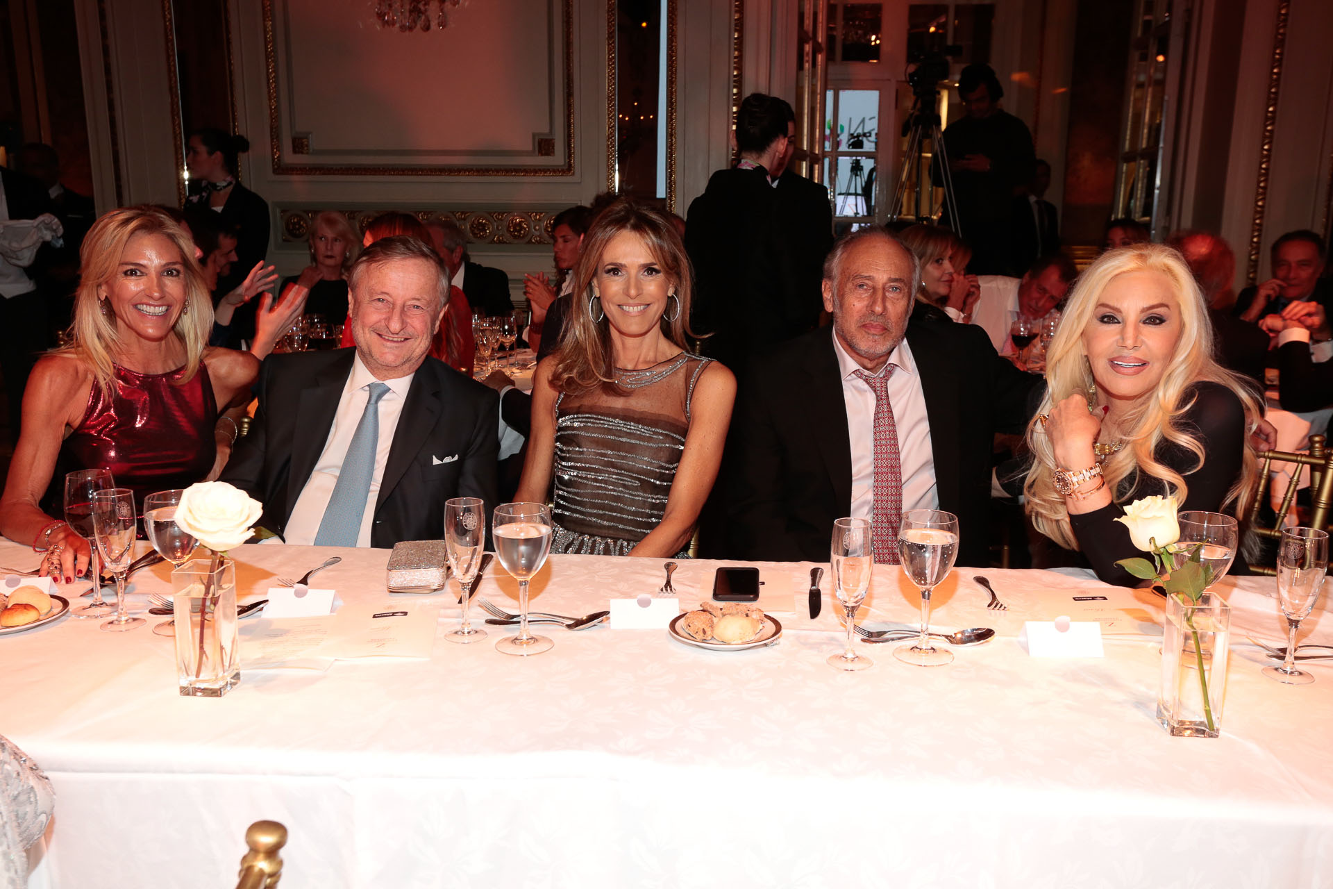 Gabriela Castellani, Cristiano Rattazzi, Rossella Della Giovampaola, Gustavo Yankelevich y Susana Giménez