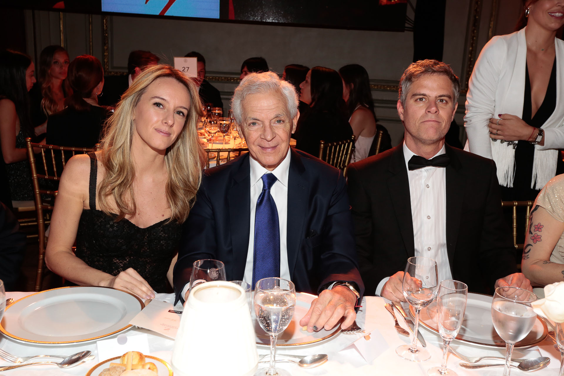 Estefanía Daneri, Eduardo Costantini y Mike Amigorena