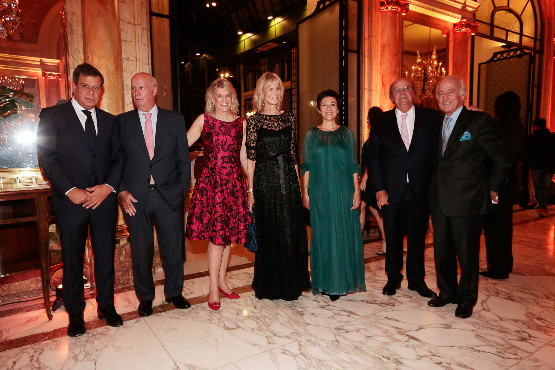 Facundo Manes, Carlos Fontán Balestra, Eva Soldati, Pompi Chopitea, Josefina Manes, José Ignacio De Mendiguren y Santiago Soldati