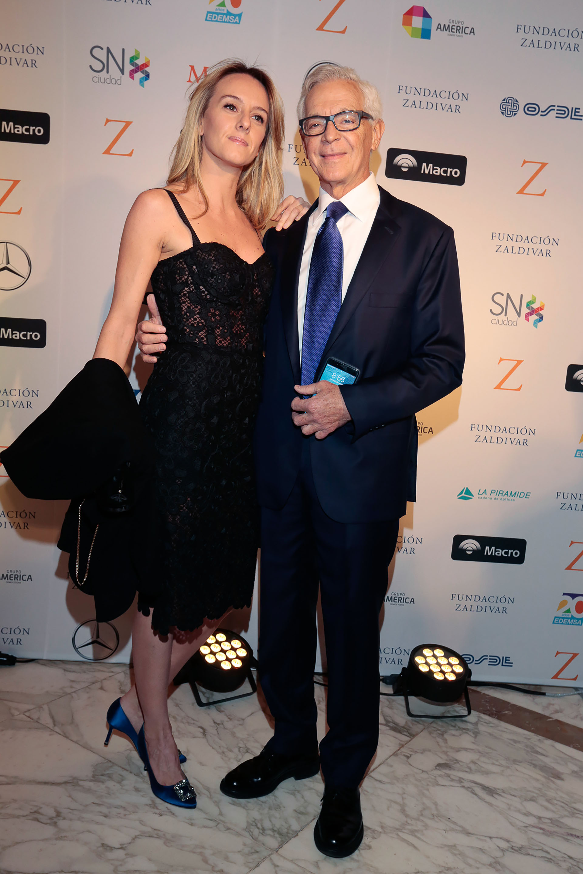 Eduardo Costantini y su pareja Estefanía Daneri