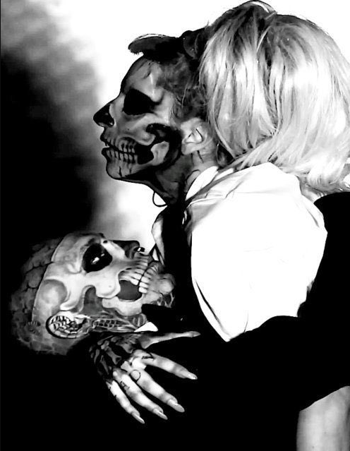 Zombie Boy fue catapultado a la fama tras aparecer en el video “Born This Way”, de Lady Gaga (Twitter Lady Gaga)